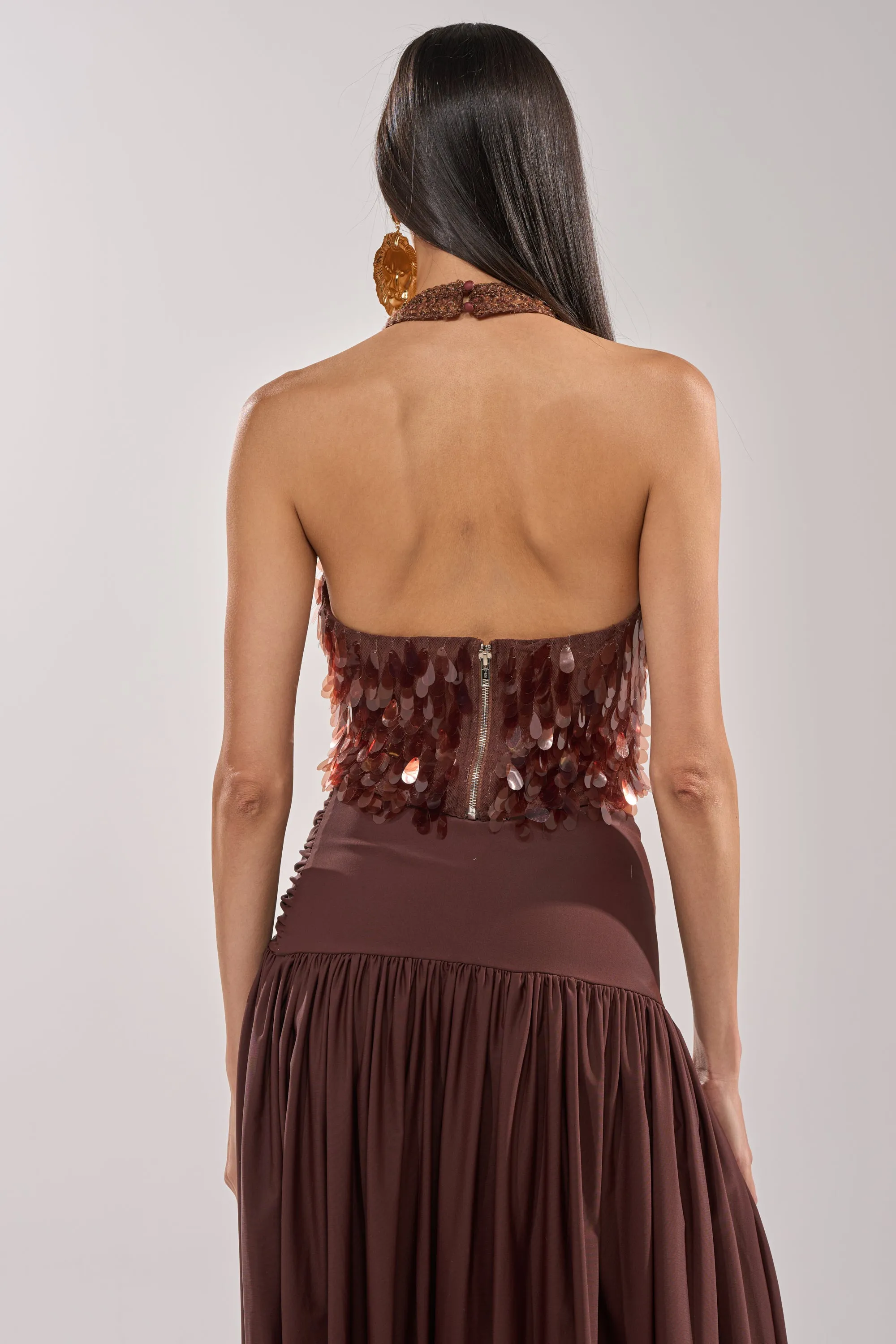ISLAND GIRL SEQUIN BLOUSE sold by AKIRA product image thumbnail 4