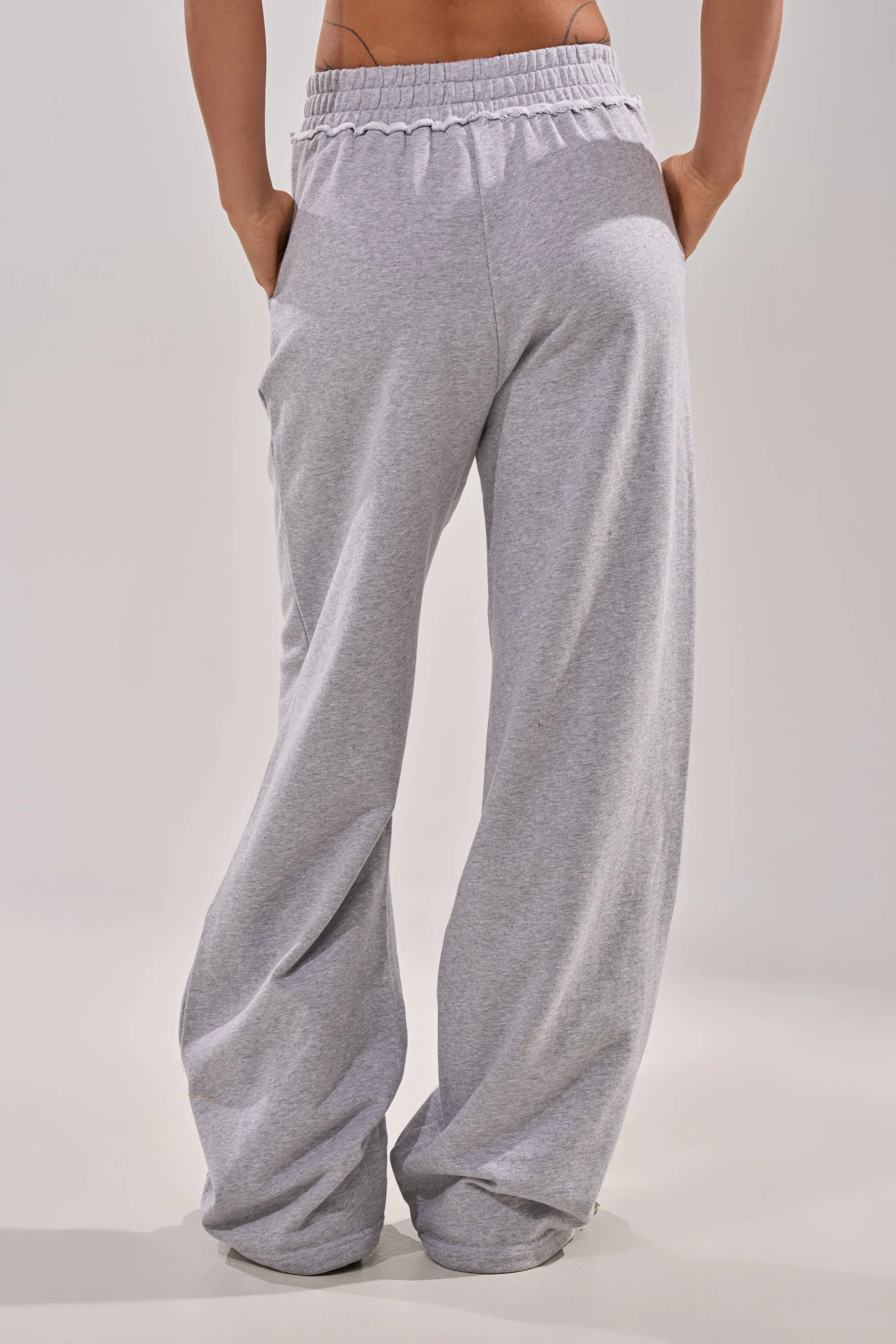 CROSSED OUT DISTRESSED WIDE LEG JOGGER sold by AKIRA product image thumbnail 5