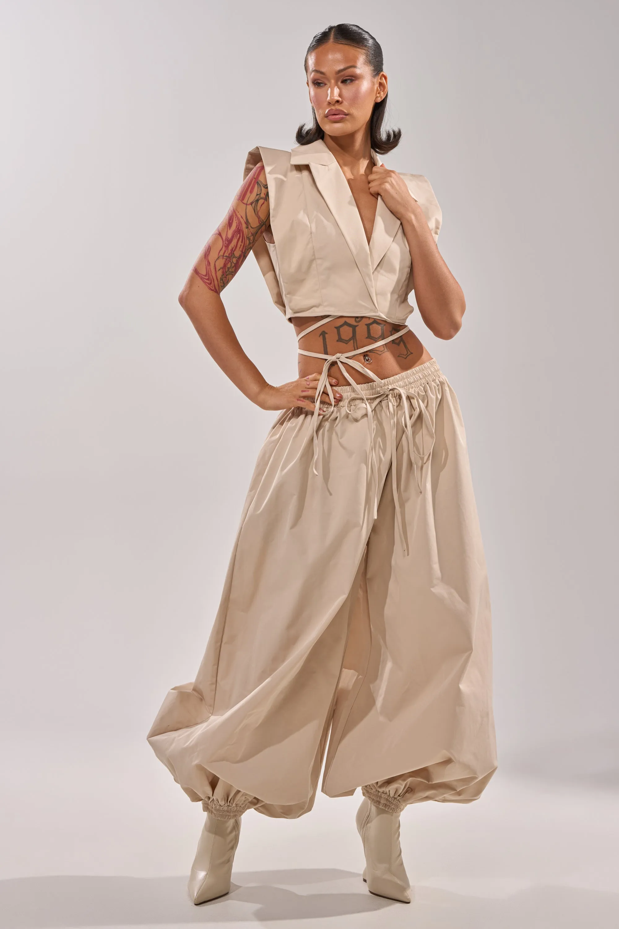 GUESS WHO VNECK COLLARED BLOUSE sold by AKIRA product image thumbnail 5