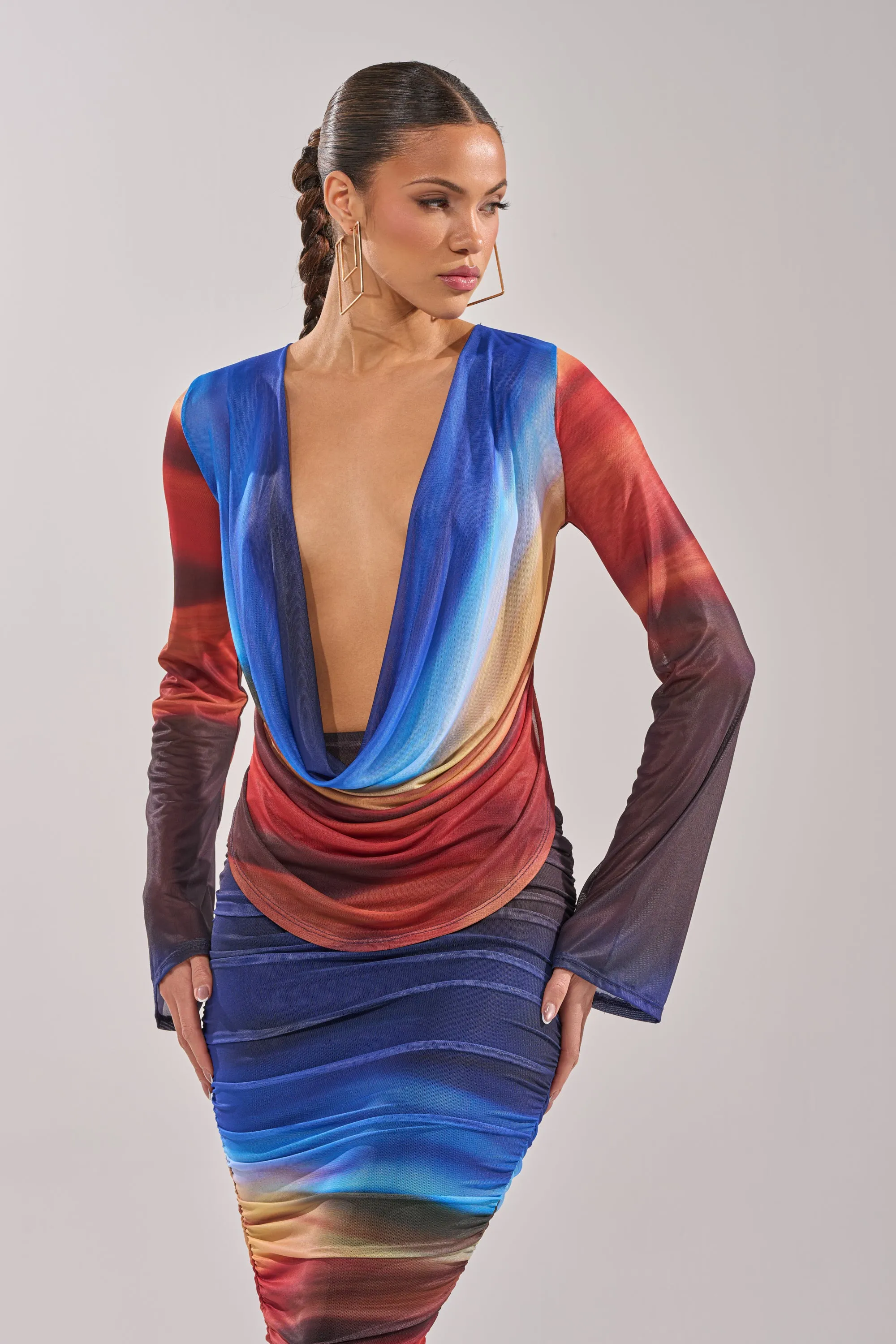 BOOM BOOM MESH BLOUSE sold by AKIRA product image thumbnail 3