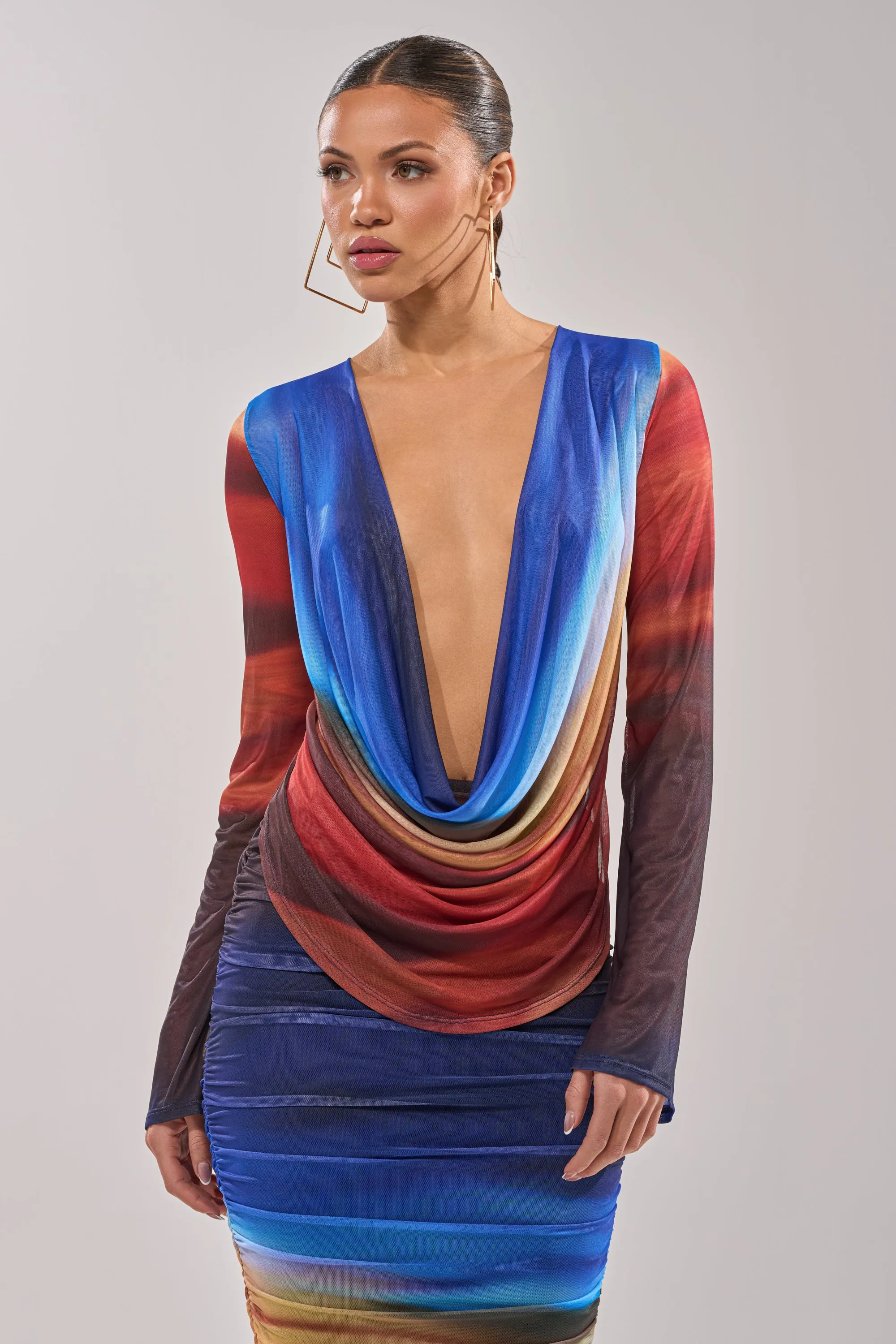 BOOM BOOM MESH BLOUSE sold by AKIRA product image thumbnail 2