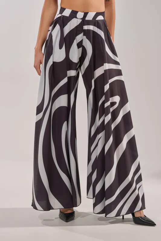 TRINA PLEATED PALAZZO PANT made by AKIRA