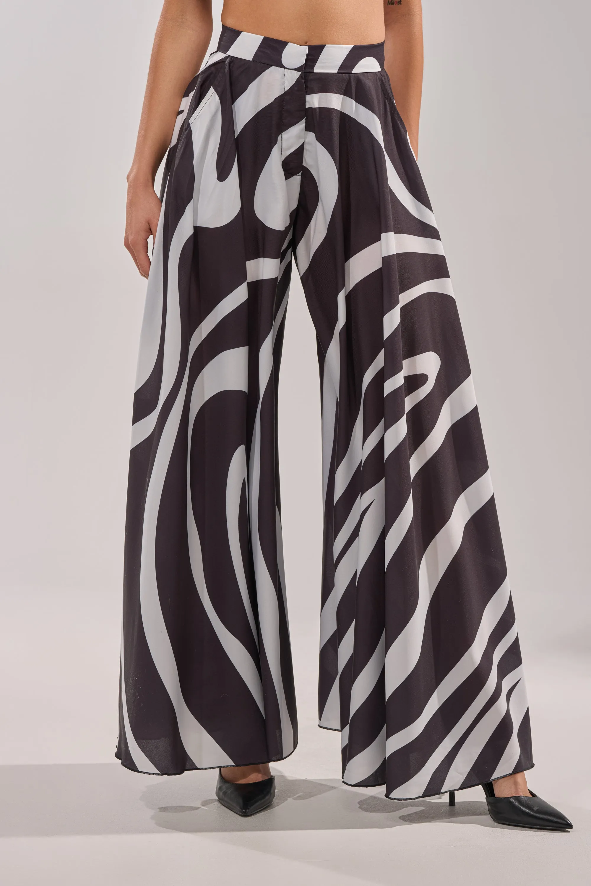 TRINA PLEATED PALAZZO PANT sold by AKIRA