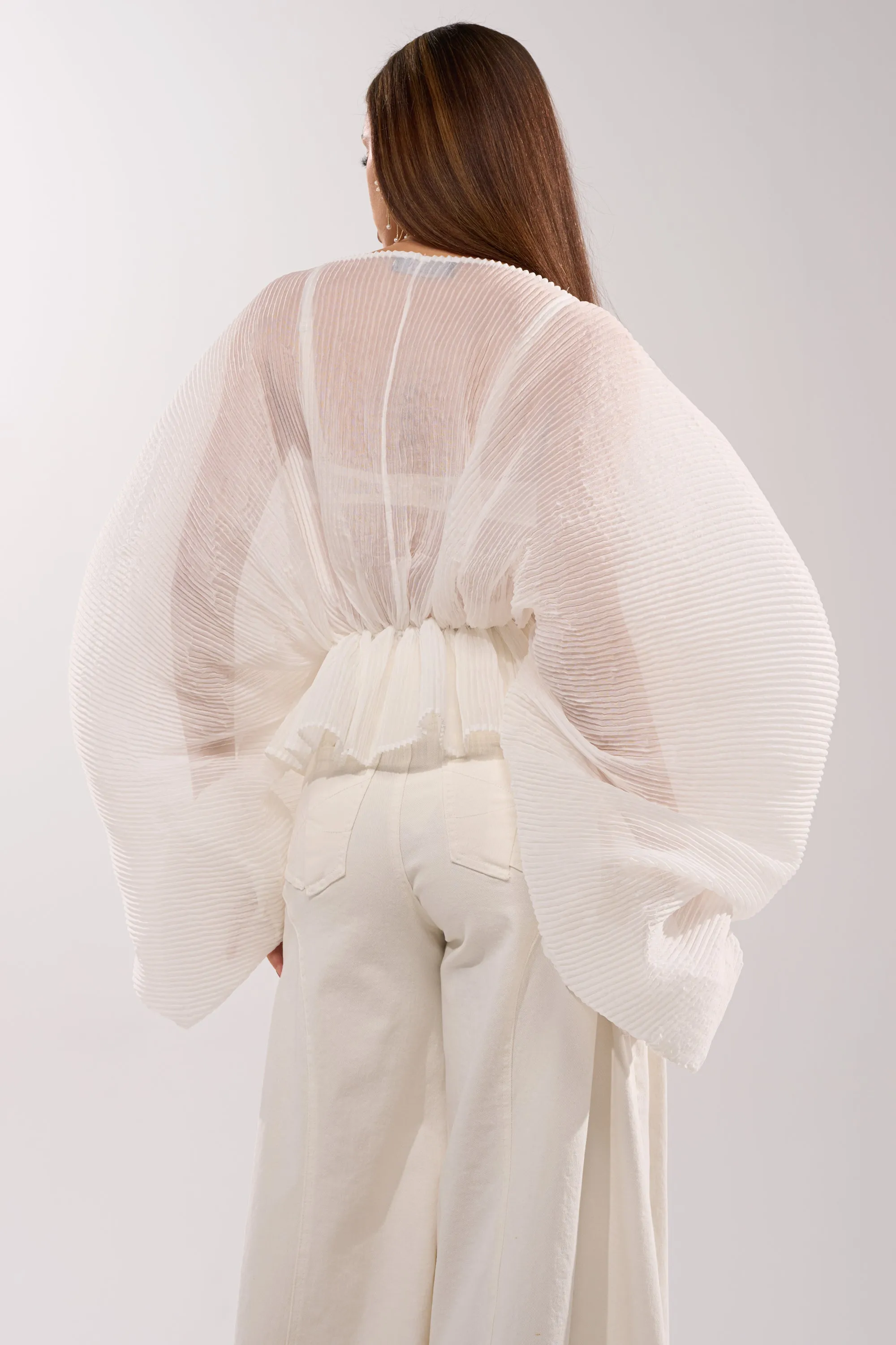 PRETTY GIRL PROBLEMS BLOUSE IN WHITE sold by AKIRA product image thumbnail 5