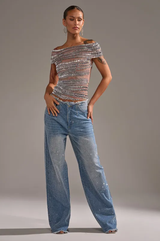 FULL MOMENT RELAXED DENIM PANT sold by AKIRA