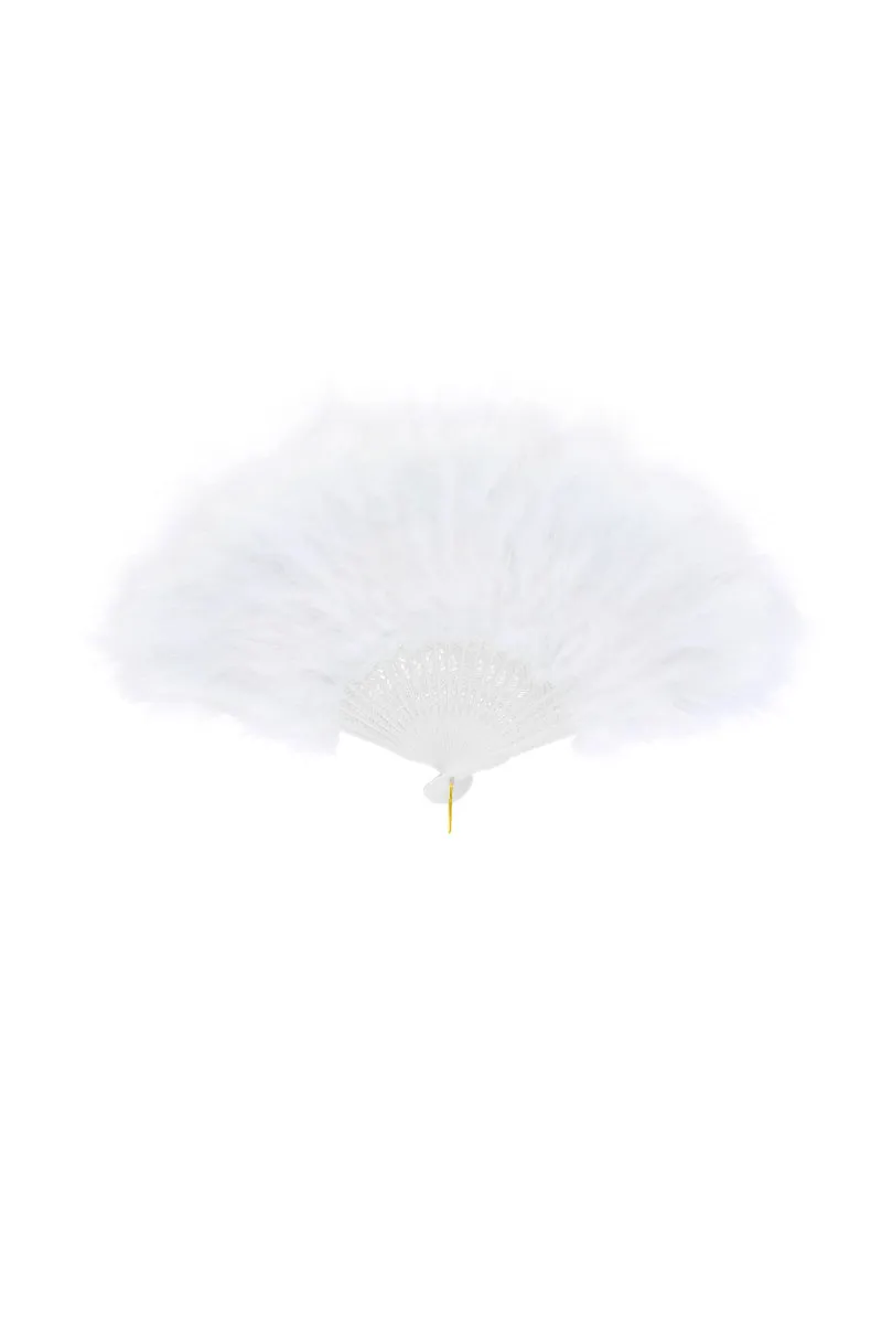 ANGELIC WHITE FEATHER FAN sold by AKIRA product image thumbnail 3