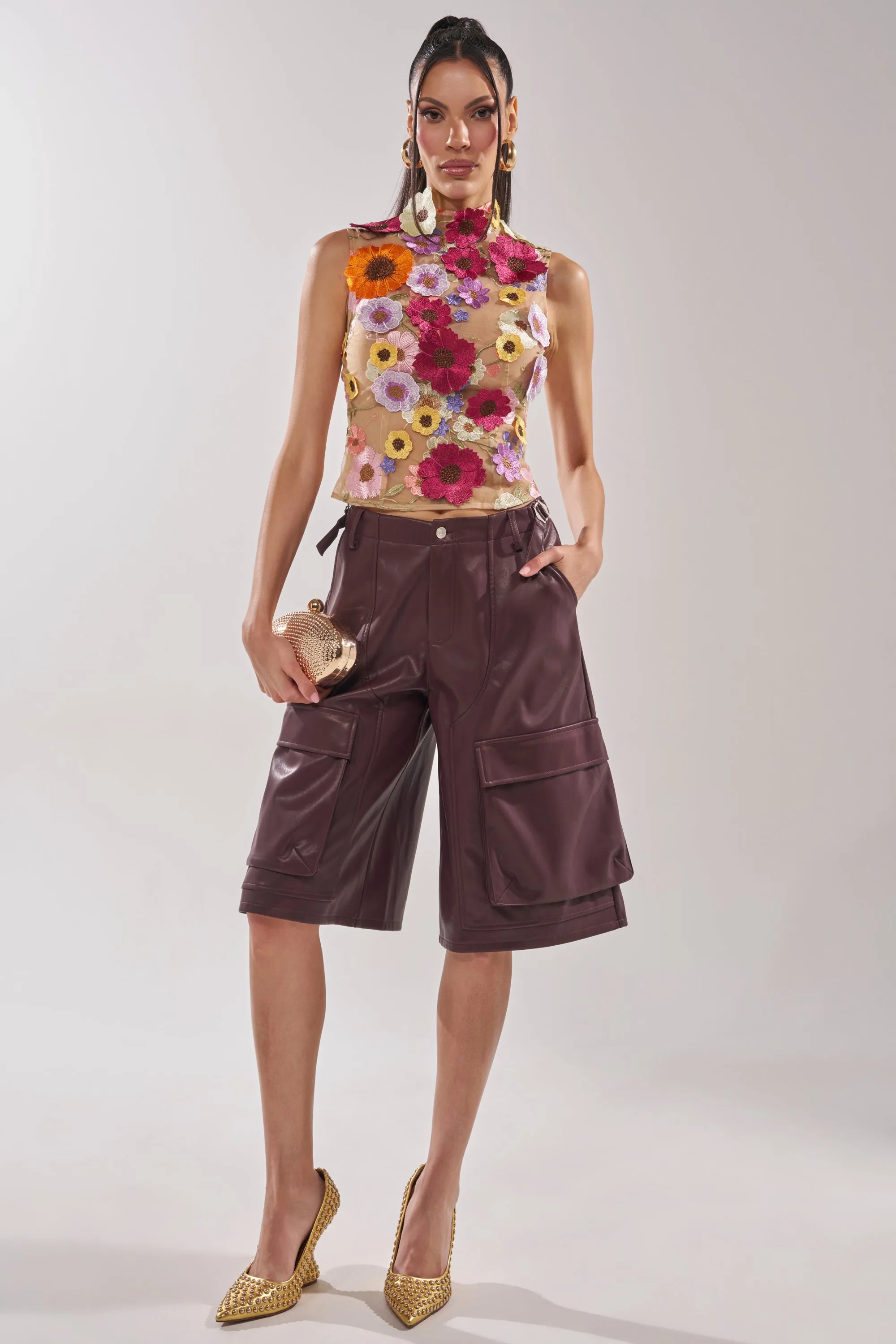 WHERE THIS FLOWER BLOOMS MESH TOP sold by AKIRA product image thumbnail 5