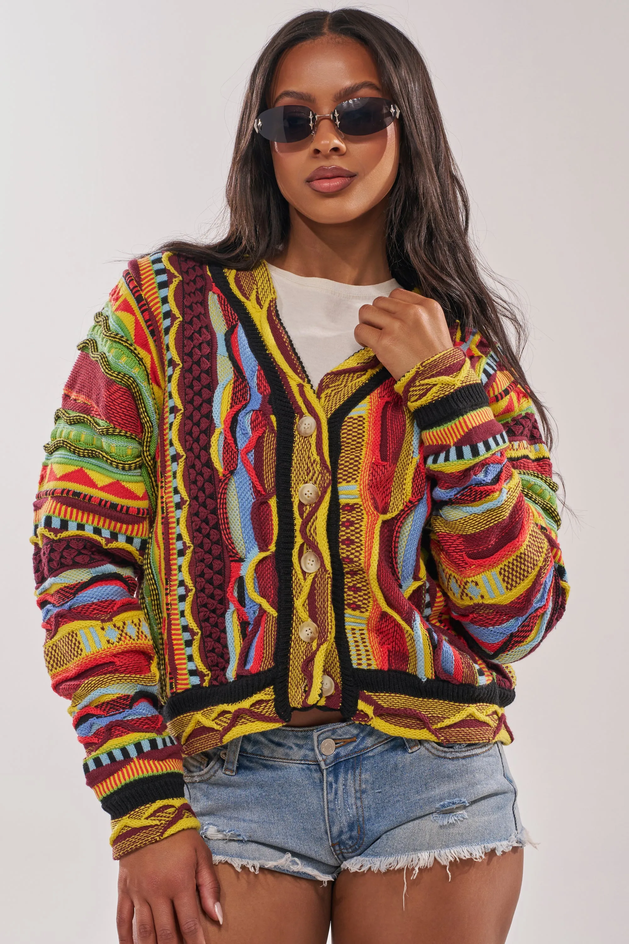 MADE YA LOOK KNIT SWEATER sold by AKIRA product image thumbnail 4