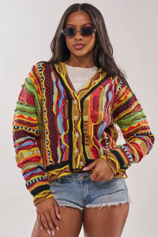 MADE YA LOOK KNIT SWEATER made by AKIRA