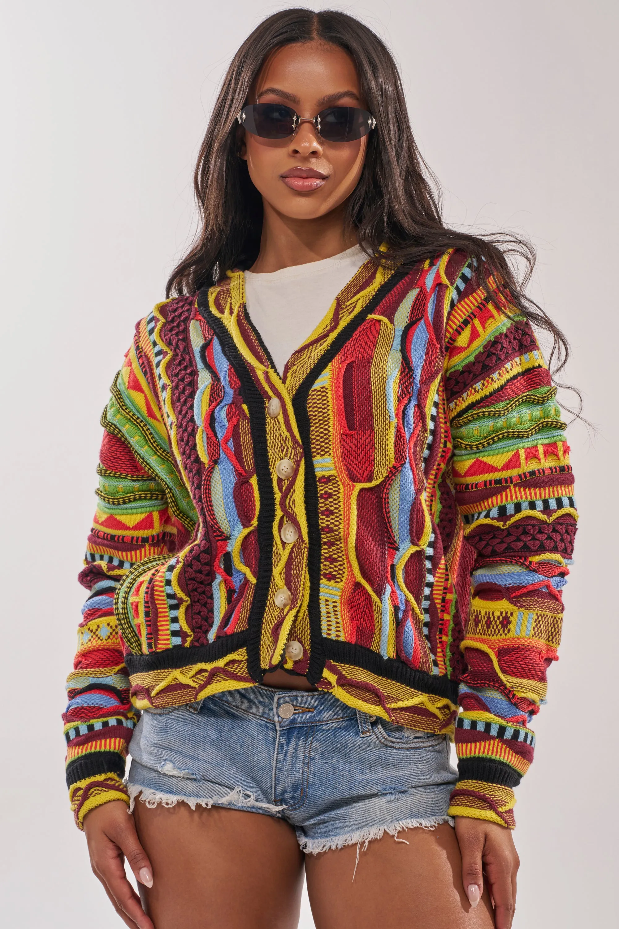 MADE YA LOOK KNIT SWEATER sold by AKIRA product image thumbnail 3