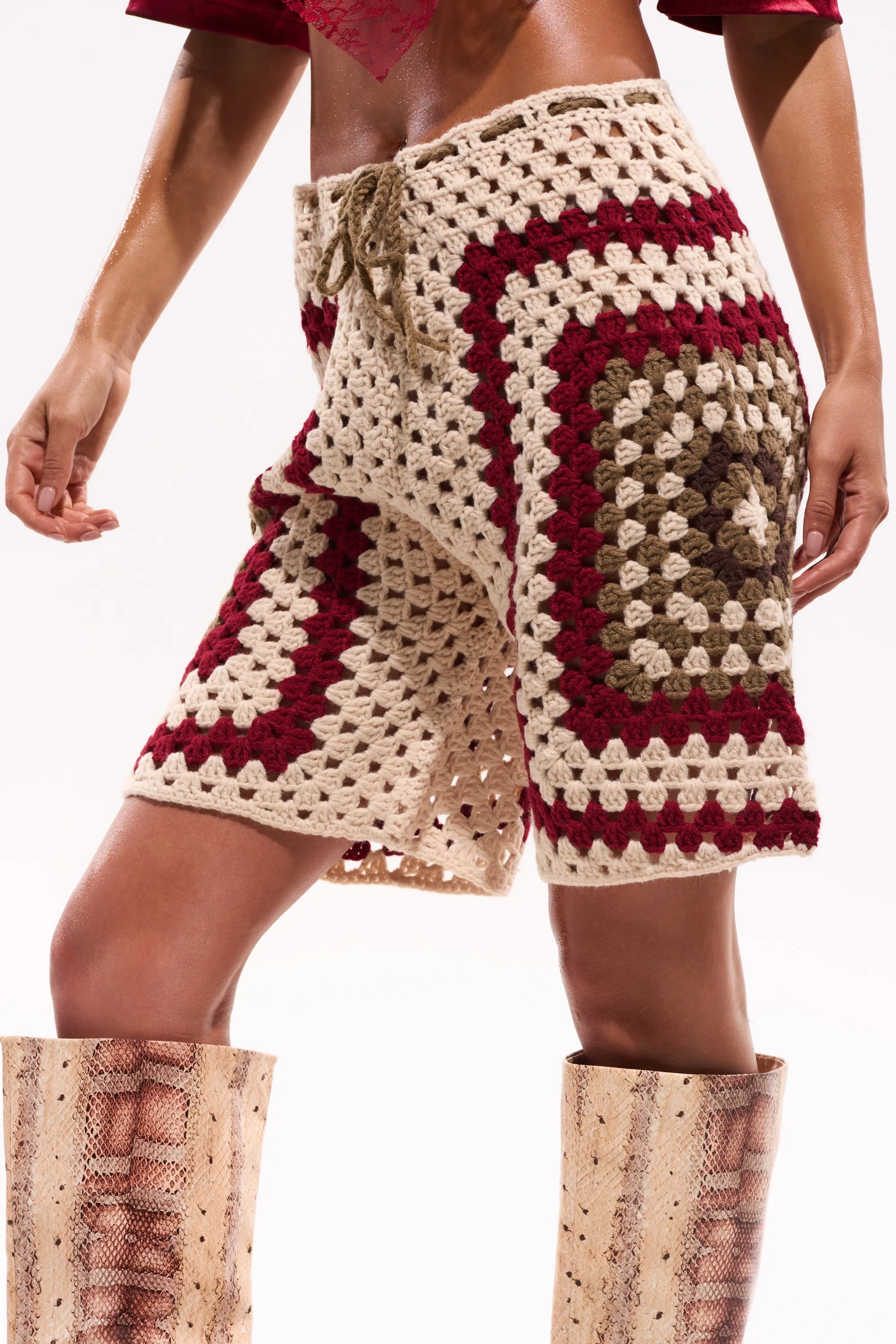 VACATION VIBES CROCHET SHORT sold by AKIRA product image thumbnail 3