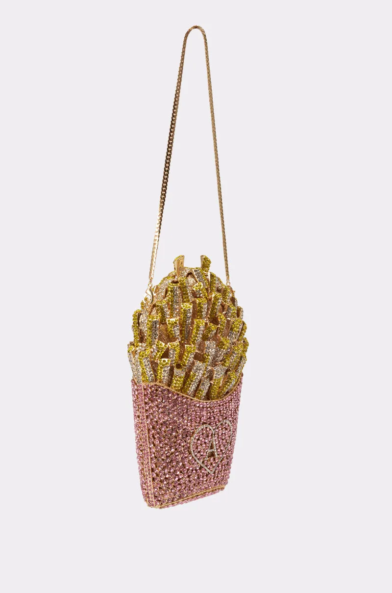 A-MAZING FRENCH FRY BLING PURSE sold by AKIRA product image thumbnail 4