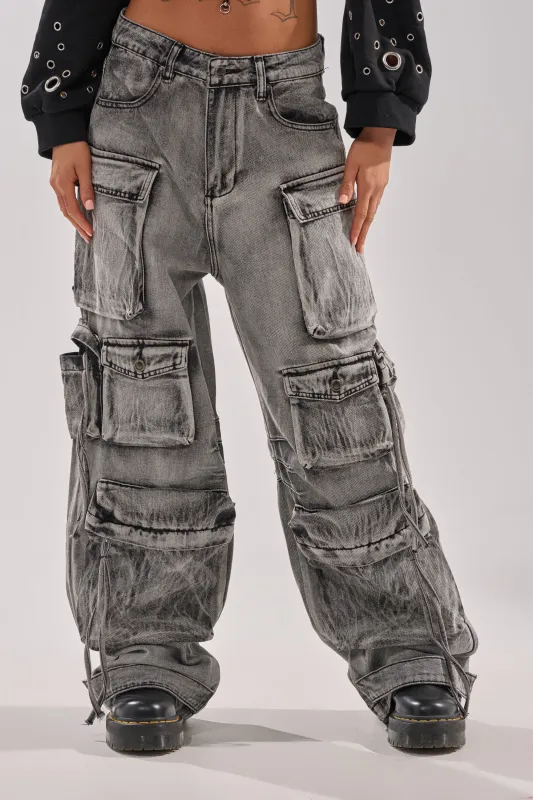 CARGO FOR DAYS CARGO DENIM PANT sold by AKIRA