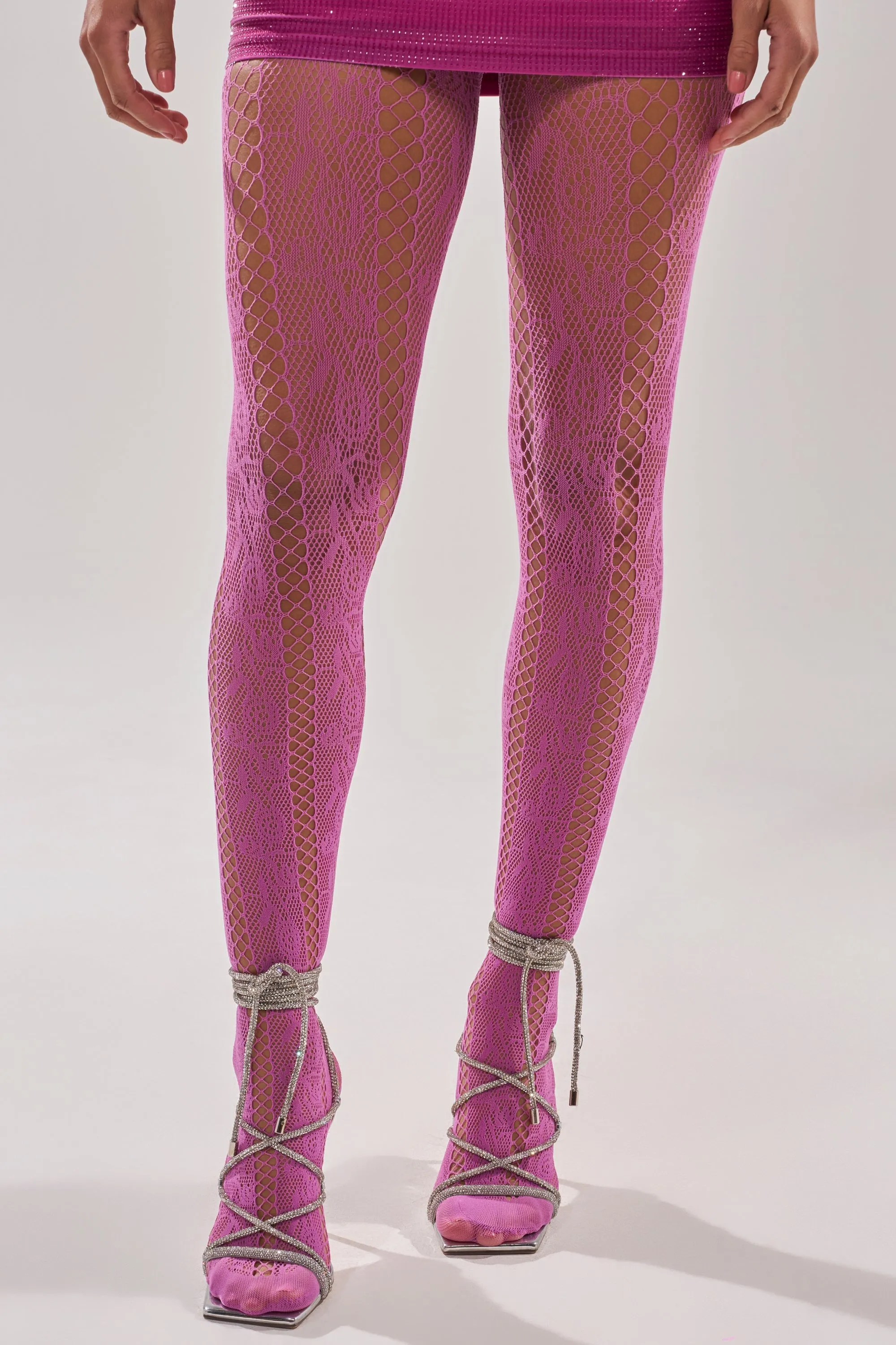 FEMME TIGHTS IN PINK sold by AKIRA product image thumbnail 2