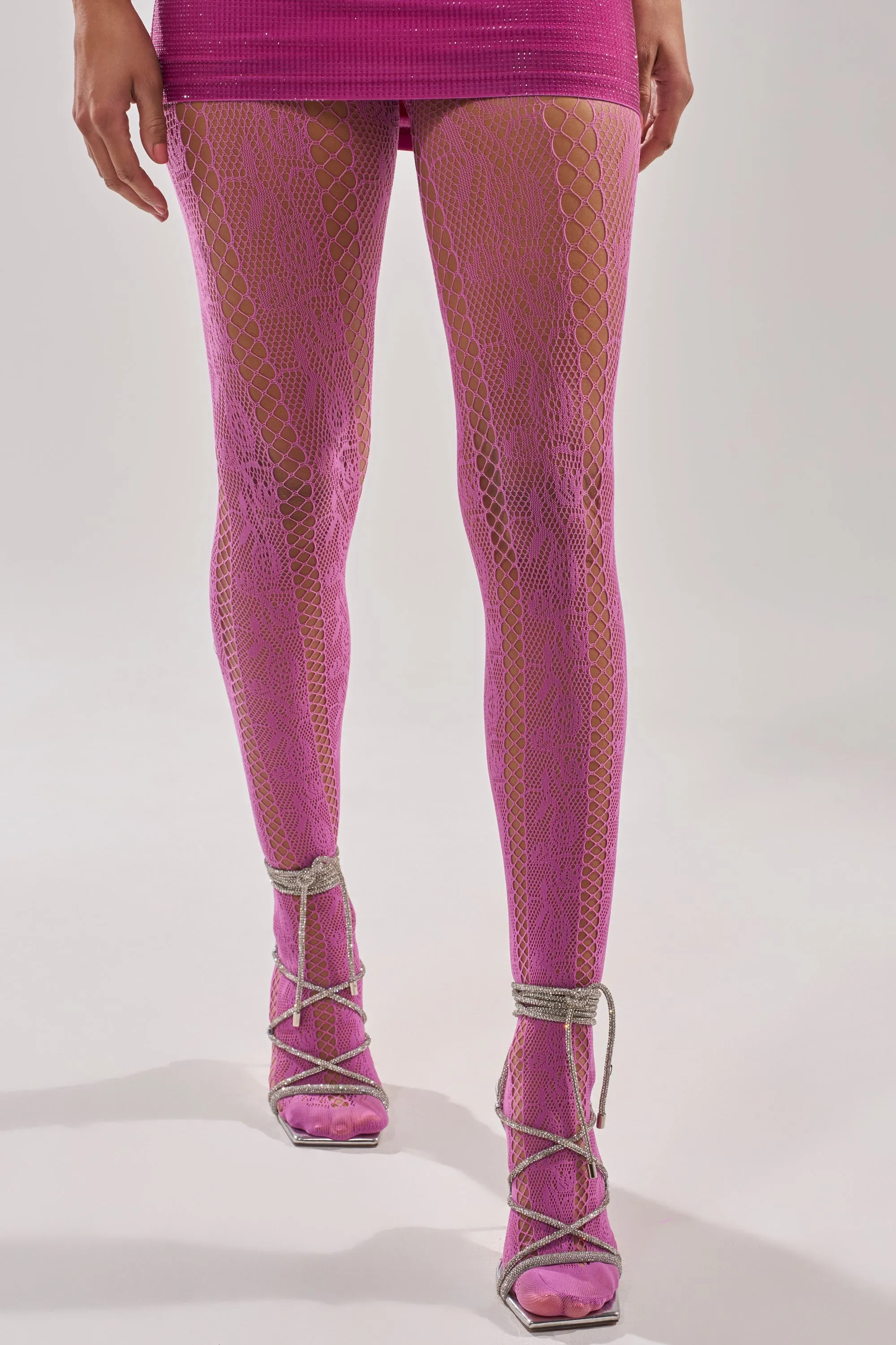 FEMME TIGHTS IN PINK sold by AKIRA