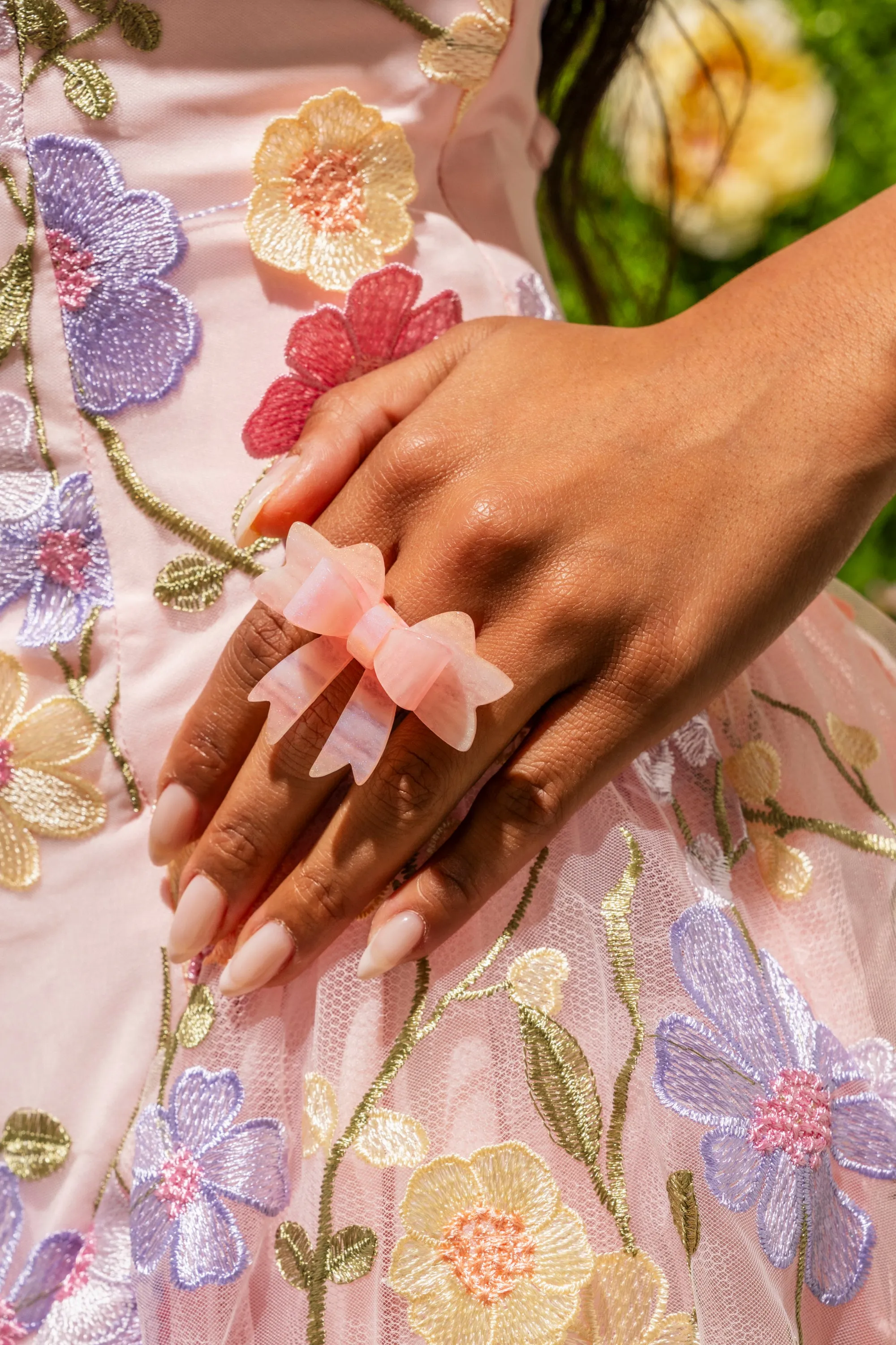 KEKE PINK BOW RING sold by AKIRA product image thumbnail 2