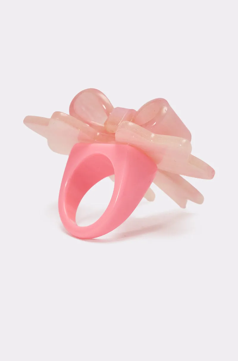 KEKE PINK BOW RING sold by AKIRA product image thumbnail 5