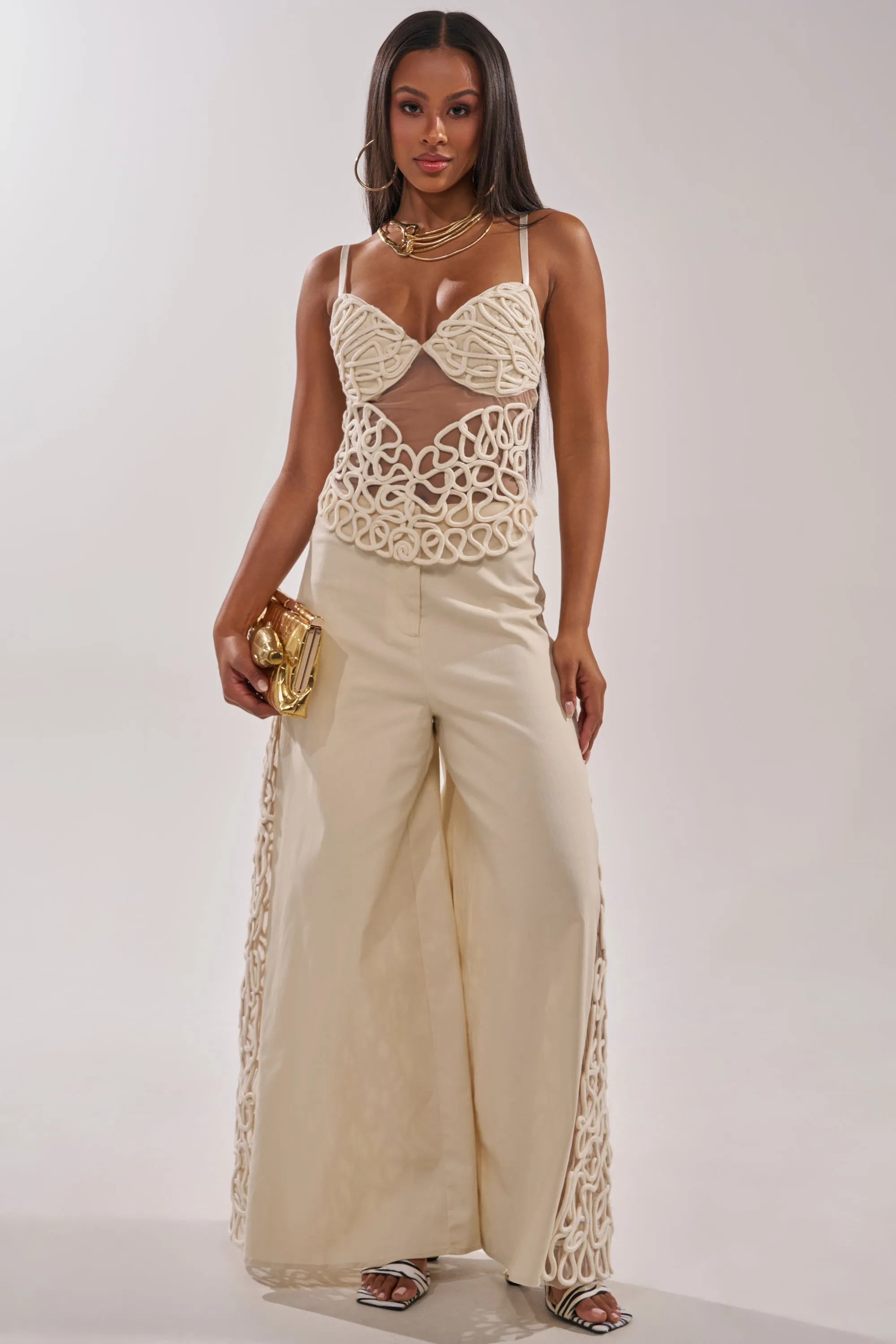 NEVER LOSE ME ROPE CORSET sold by AKIRA product image thumbnail 5