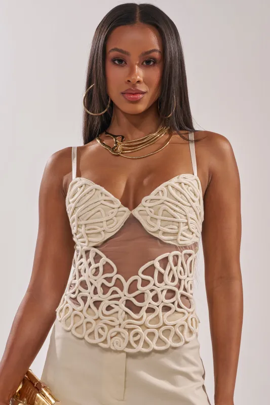 NEVER LOSE ME ROPE CORSET made by AKIRA