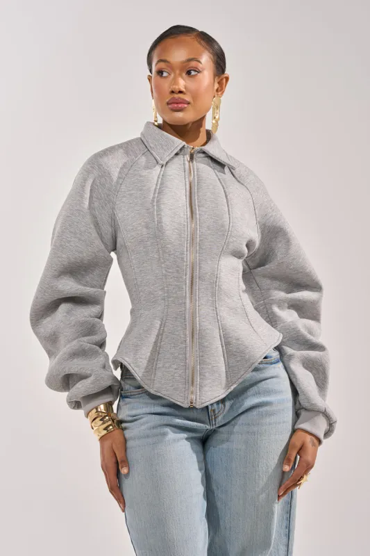 MONEY TALKS NEOPRENE JACKET made by AKIRA