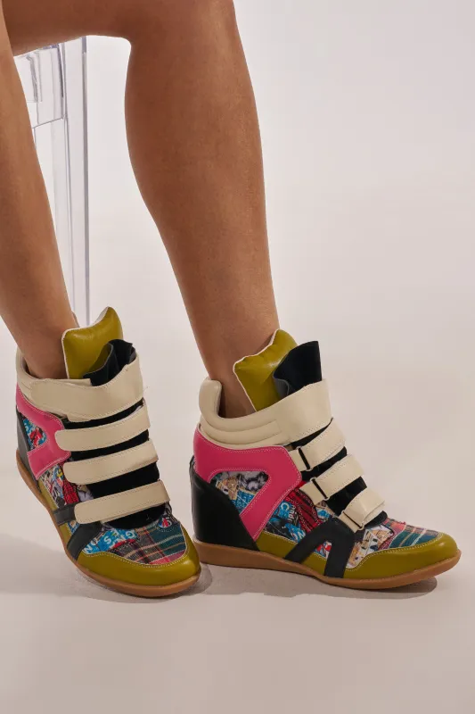 AZALEA WANG BRYANT MULTI WEDGE SNEAKER made by Azalea Wang