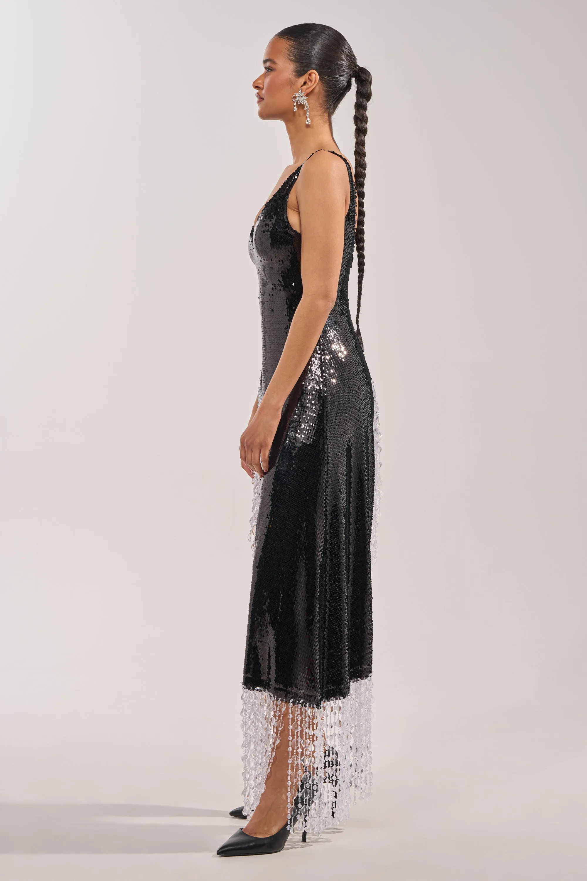 NEW MONEY SEQUIN BLOUSE sold by AKIRA product image thumbnail 4