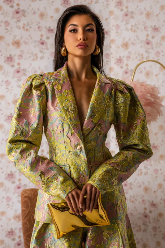 LUCY BROCADE BLAZER made by AKIRA