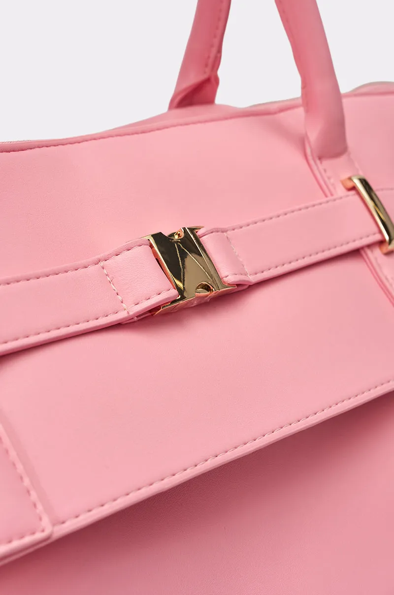 TAKE A PIC OVERSIZED SLOUCH TOTE IN PINK sold by AKIRA product image thumbnail 4