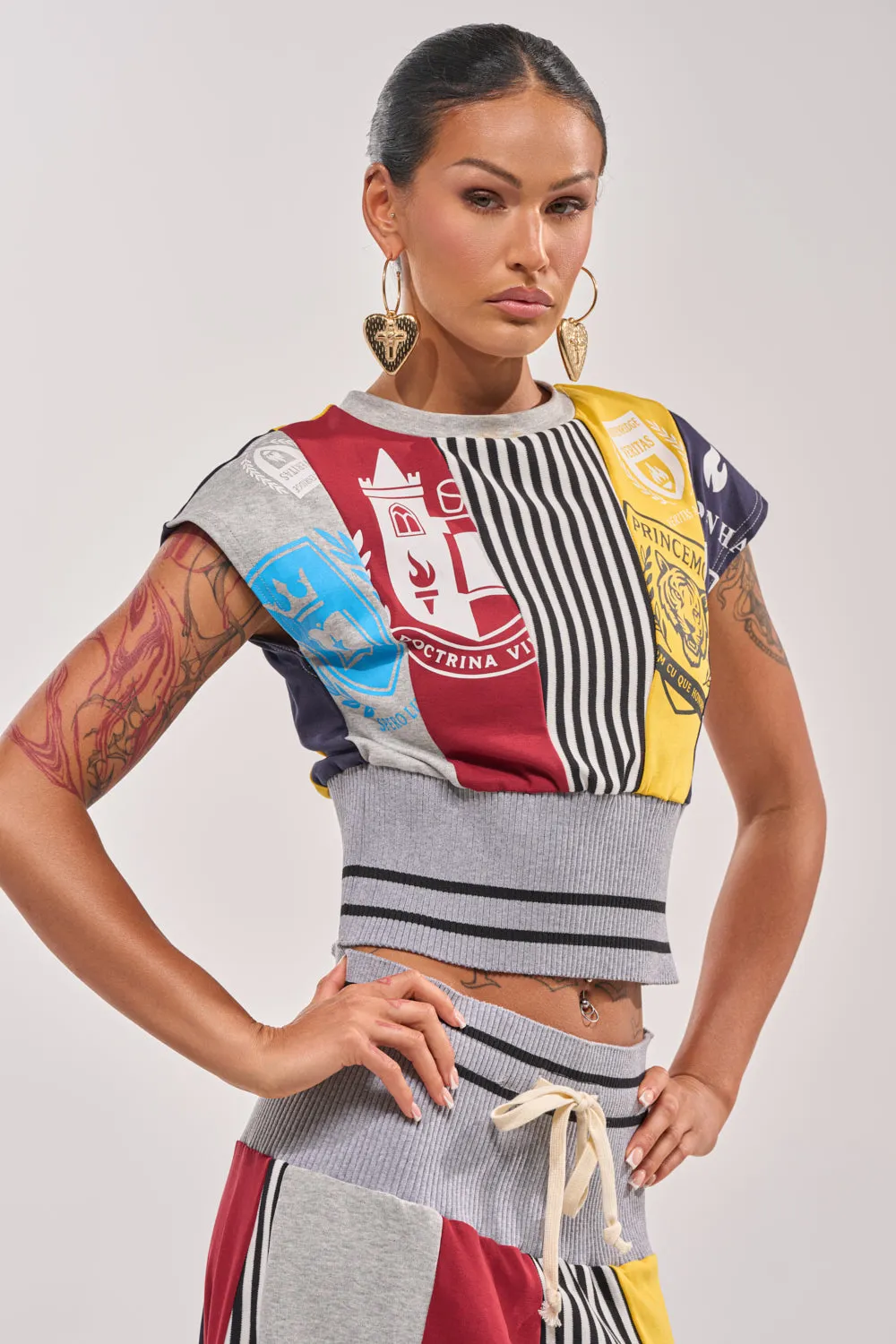 MIXED FEELINGS CROPPED T-SHIRT sold by AKIRA product image thumbnail 2