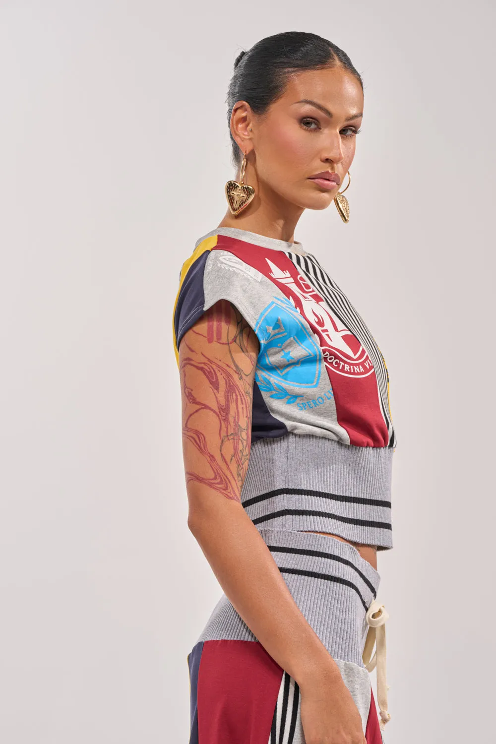 MIXED FEELINGS CROPPED T-SHIRT sold by AKIRA product image thumbnail 3