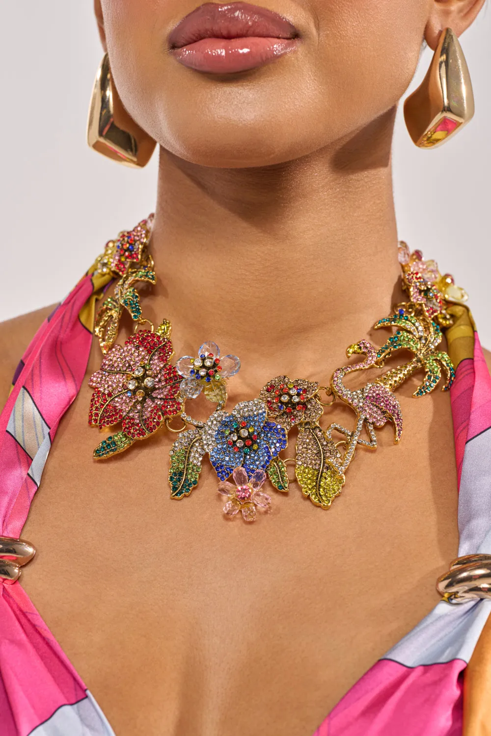 IN THE GARDEN STATEMENT NECKLACE sold by AKIRA product image thumbnail 2