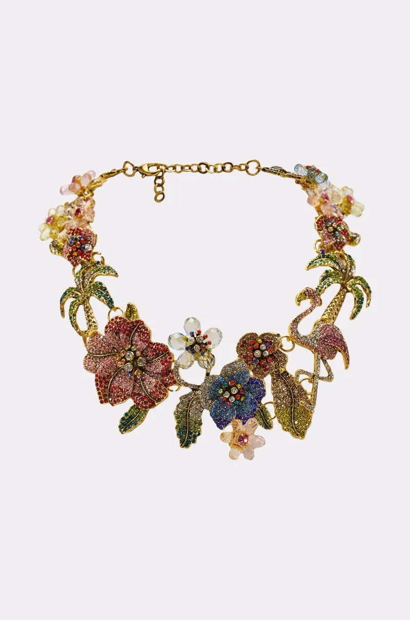IN THE GARDEN STATEMENT NECKLACE sold by AKIRA