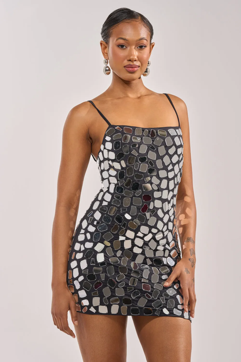 TRUE ICON MIRROR MINI DRESS sold by AKIRA product image thumbnail 3