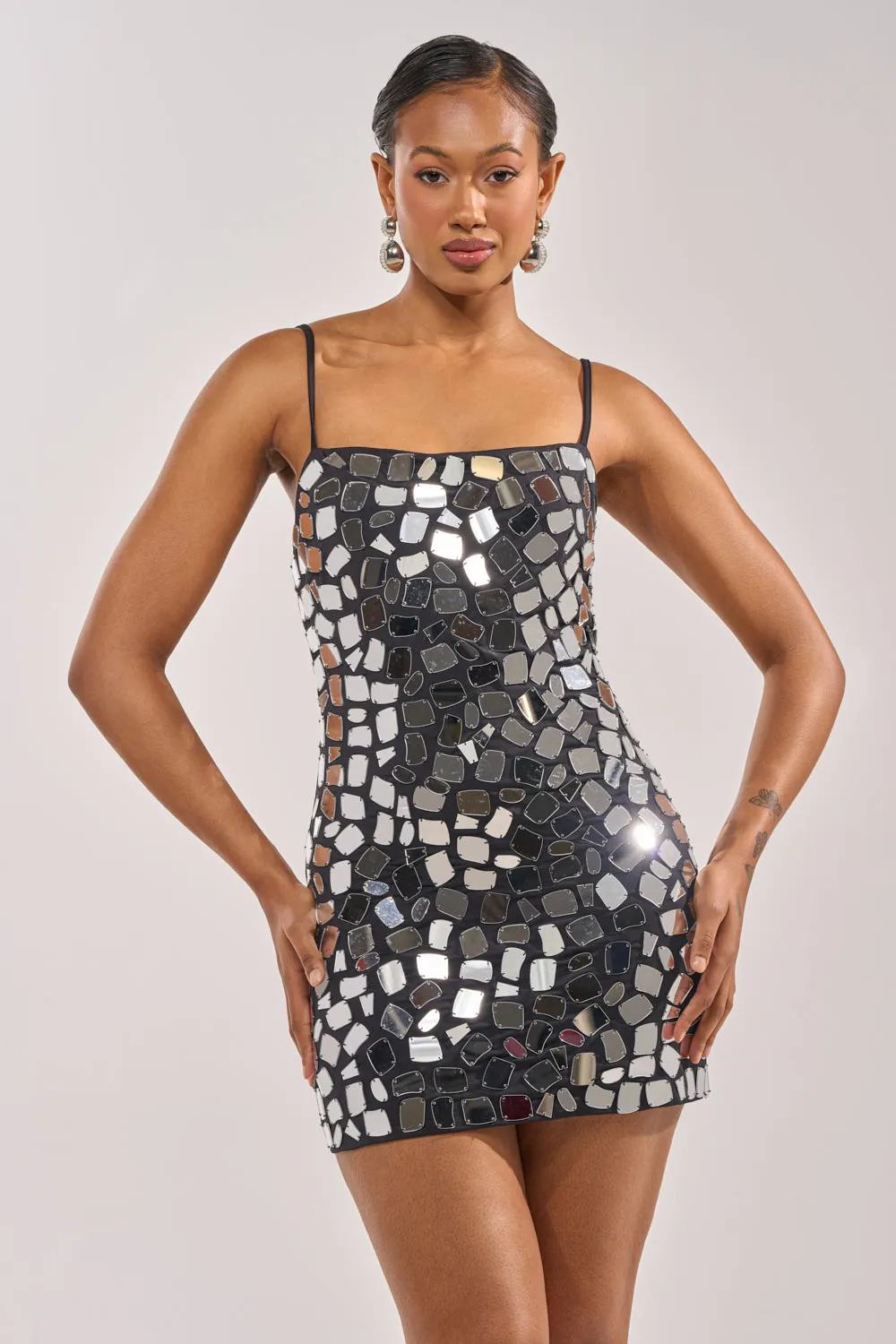 TRUE ICON MIRROR MINI DRESS sold by AKIRA product image thumbnail 2