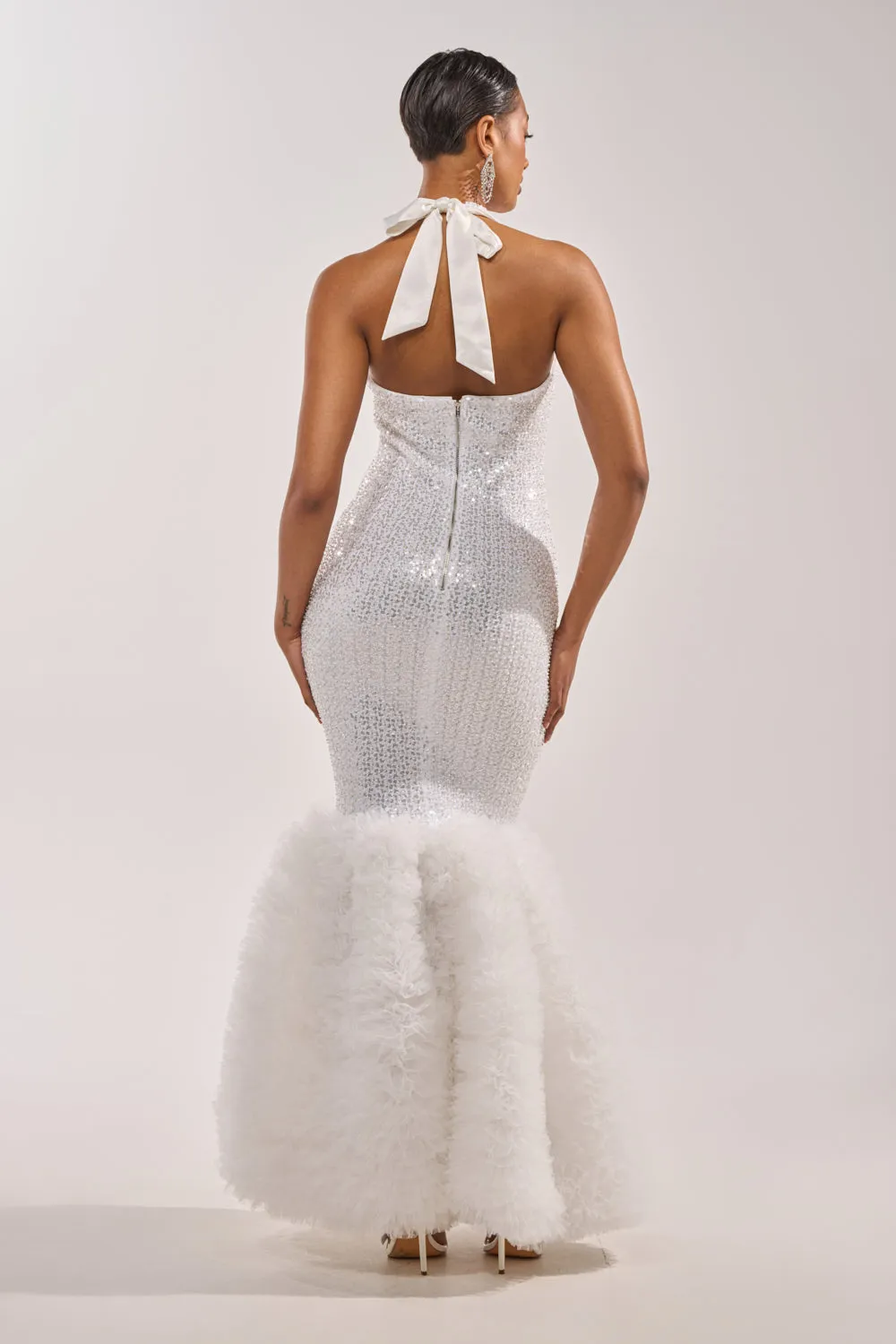 SHOWTIME SEQUIN MAXI DRESS sold by AKIRA product image thumbnail 5