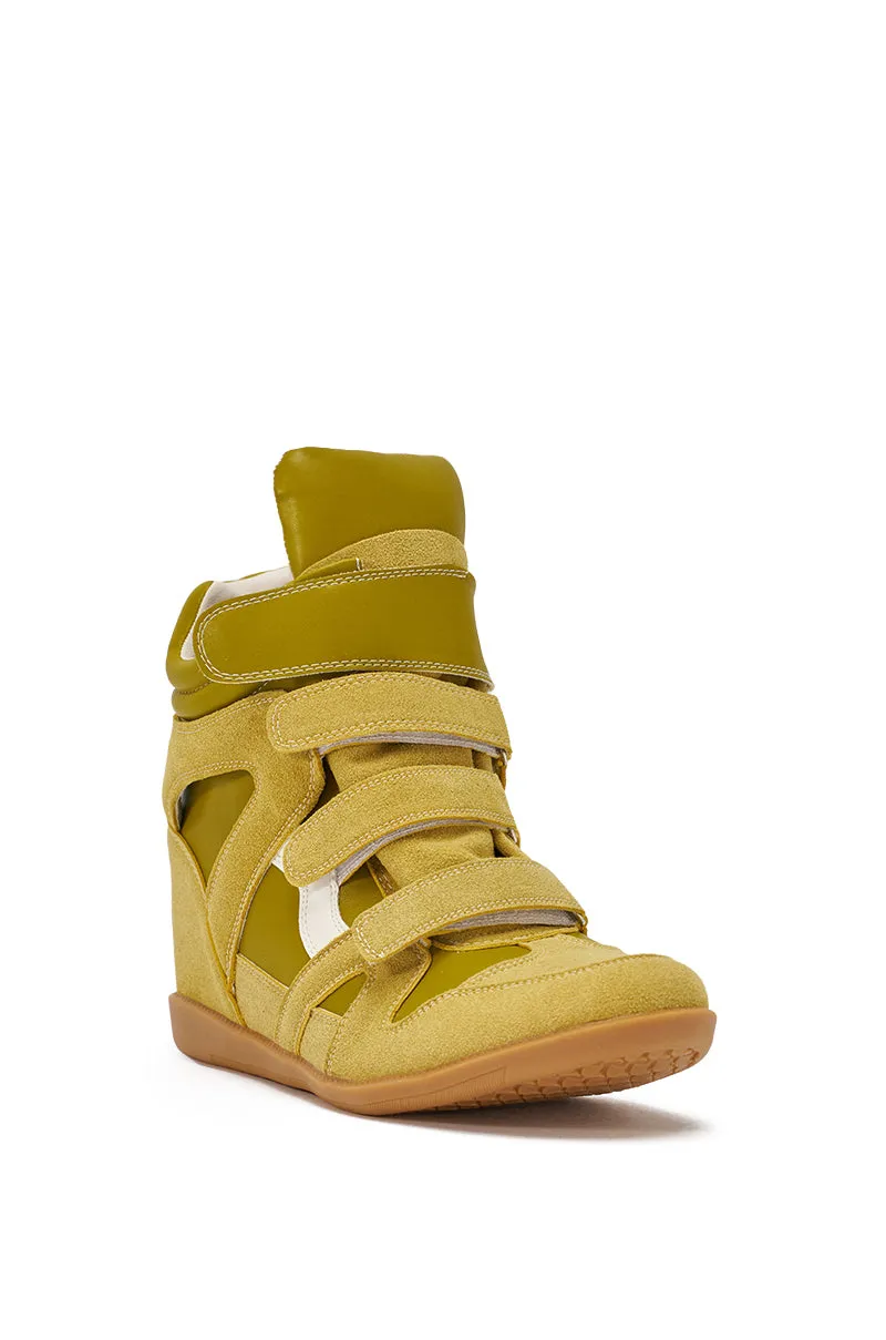 AZALEA WANG BRYANT OLIVE WEDGE SNEAKER sold by AKIRA product image thumbnail 5