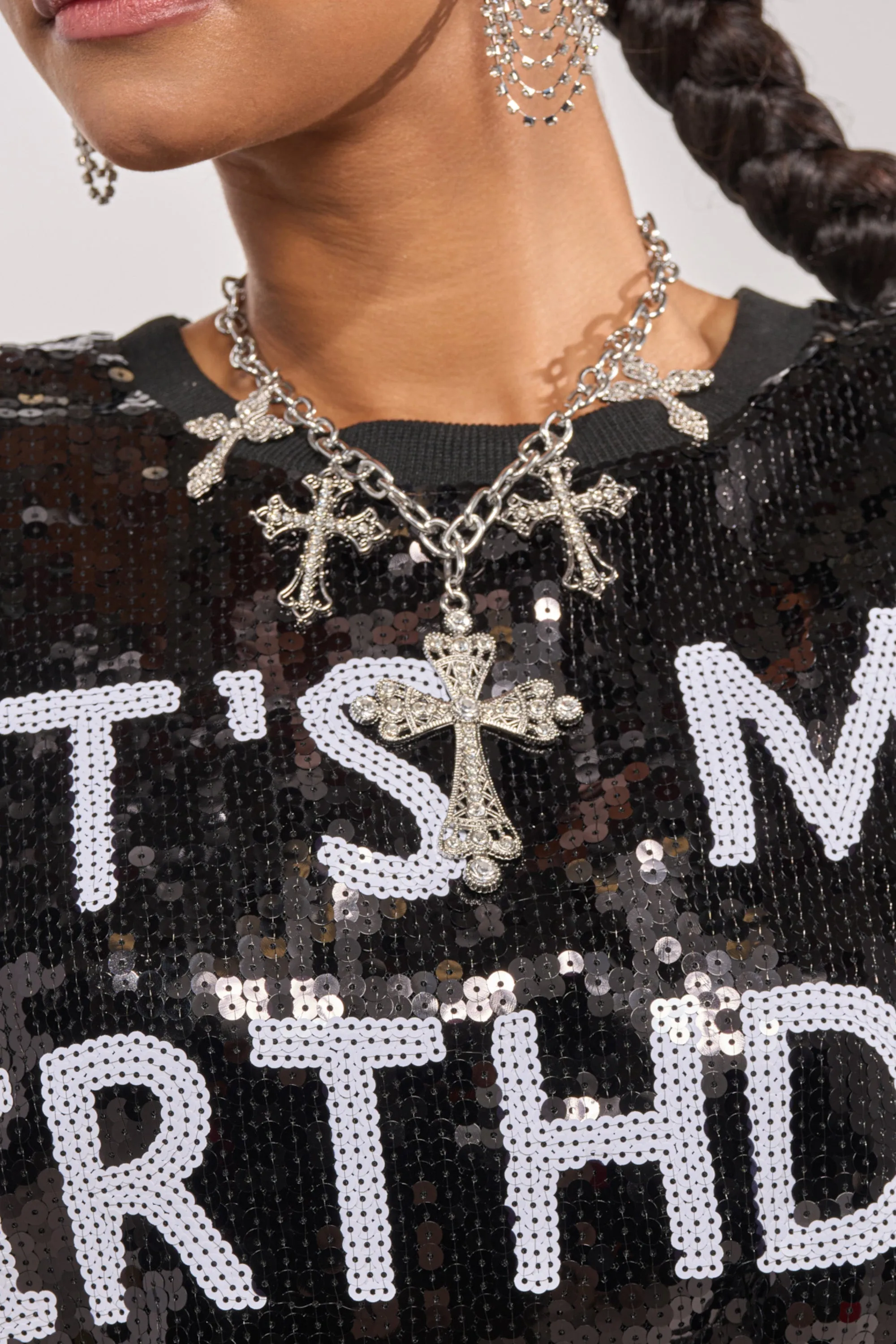 STAY BLESSED NECKLACE sold by AKIRA product image thumbnail 2