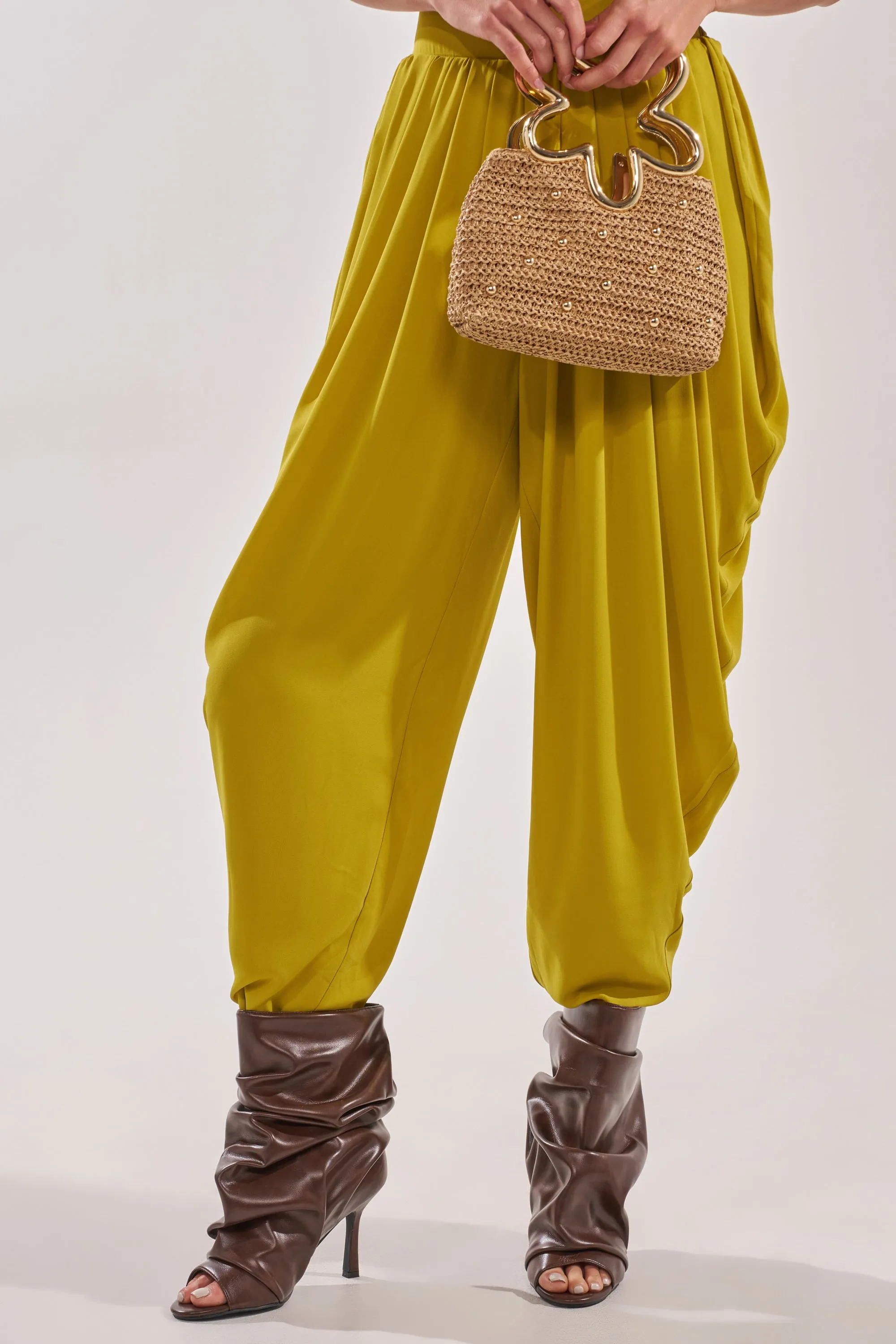 AZALEA WANG APEX BROWN SLOUCHY OPEN TOE BOOTIE sold by AKIRA product image thumbnail 2