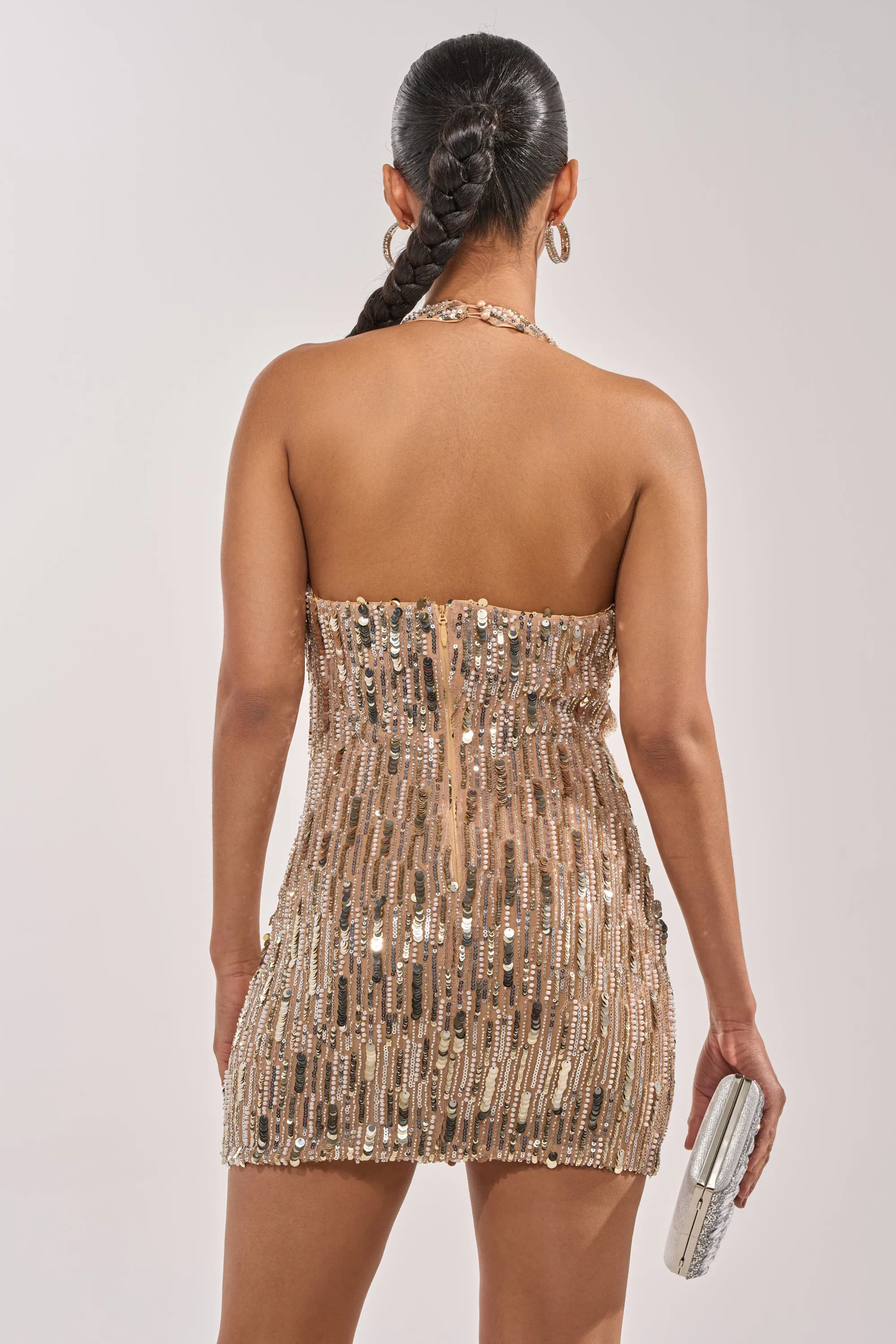 AFTERPARTY SEQUIN MINI DRESS sold by AKIRA product image thumbnail 4