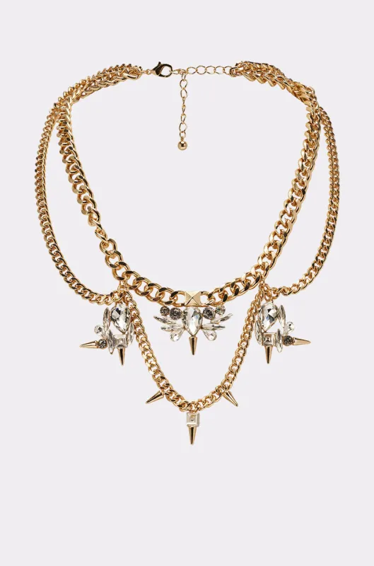 SPIKEY NECKLACE made by AKIRA