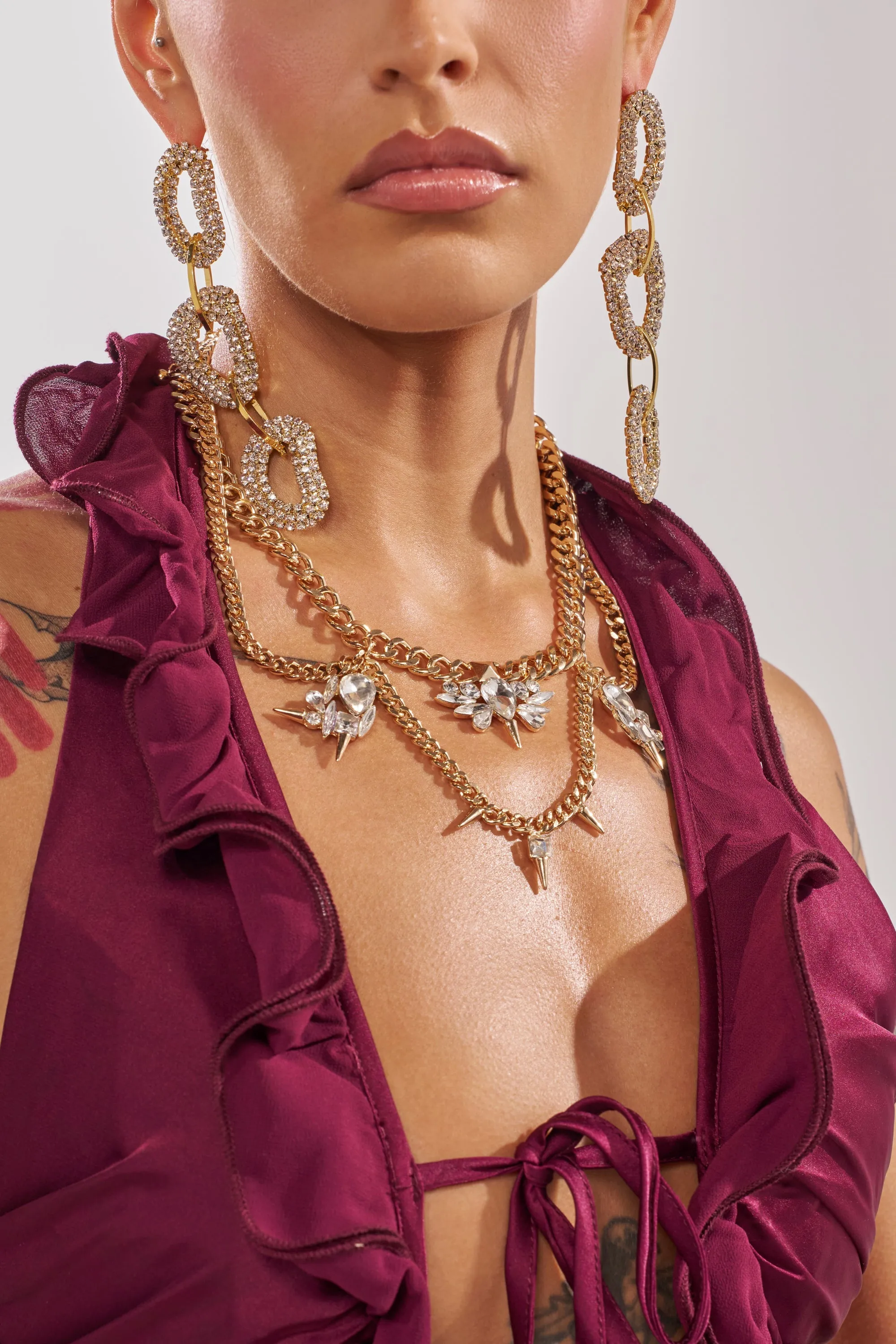 SPIKEY NECKLACE sold by AKIRA product image thumbnail 5