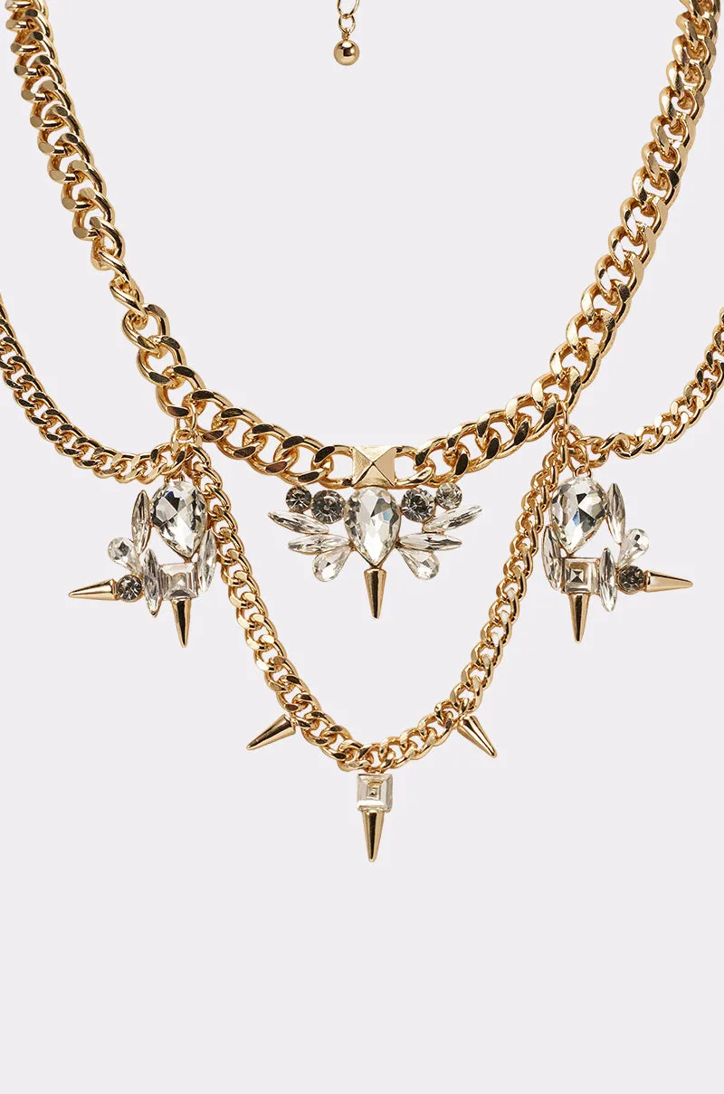 SPIKEY NECKLACE sold by AKIRA product image thumbnail 4