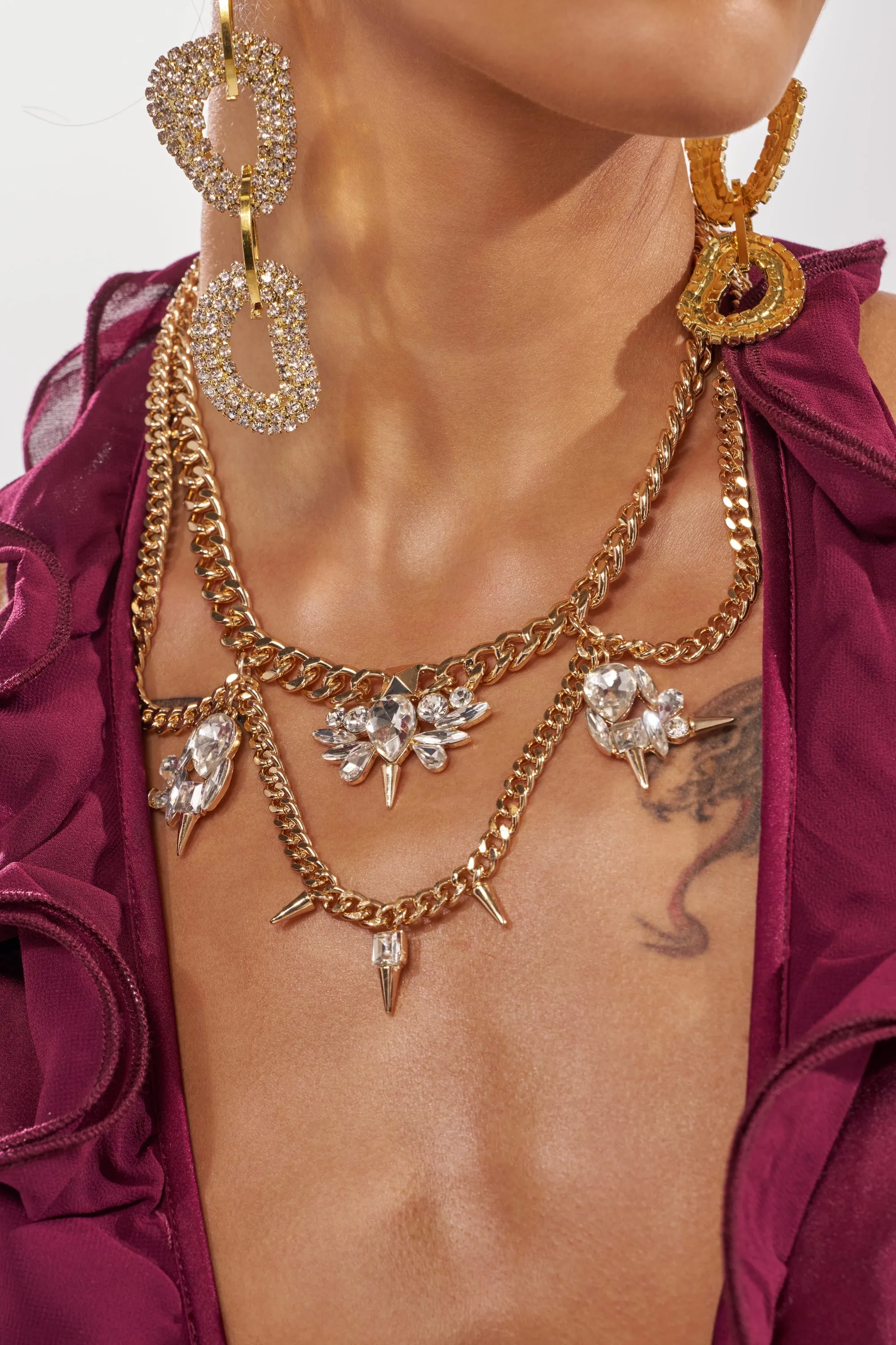 SPIKEY NECKLACE sold by AKIRA product image thumbnail 2