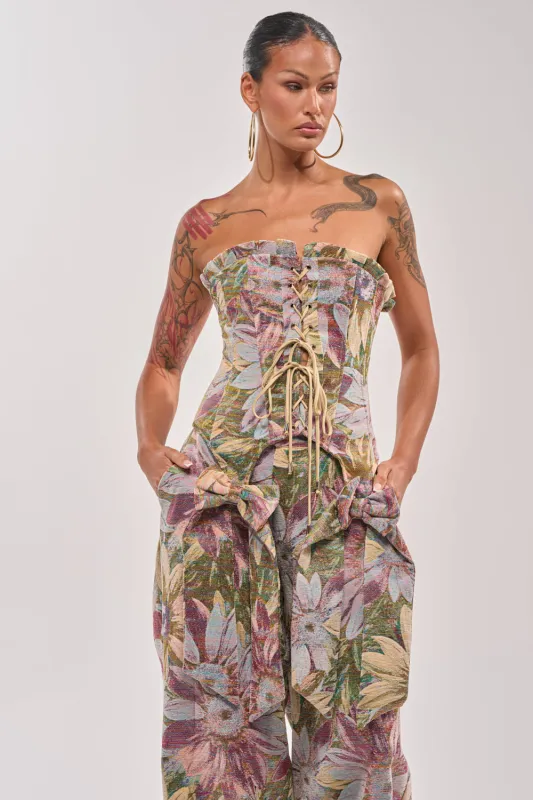 SUNFLOWER FIELDS CORSET made by AKIRA