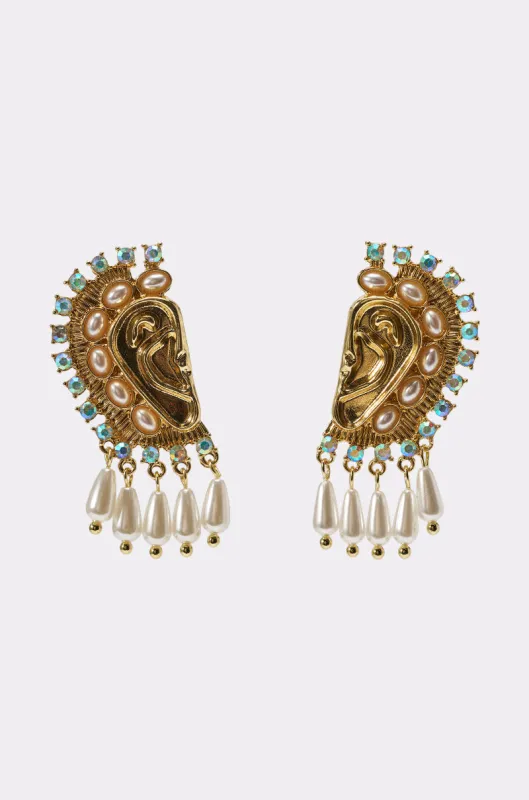 I HEAR U EARRING made by AKIRA