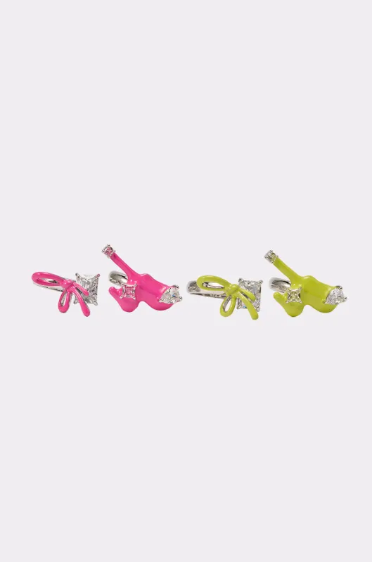 TOO TRENDY RING SET made by AKIRA