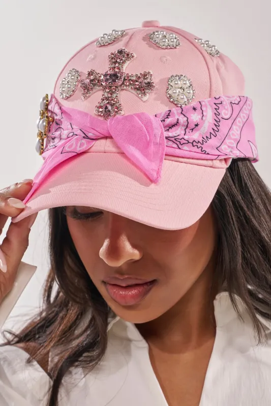 ASTRA PAISLEY BROOCH HAT made by AKIRA
