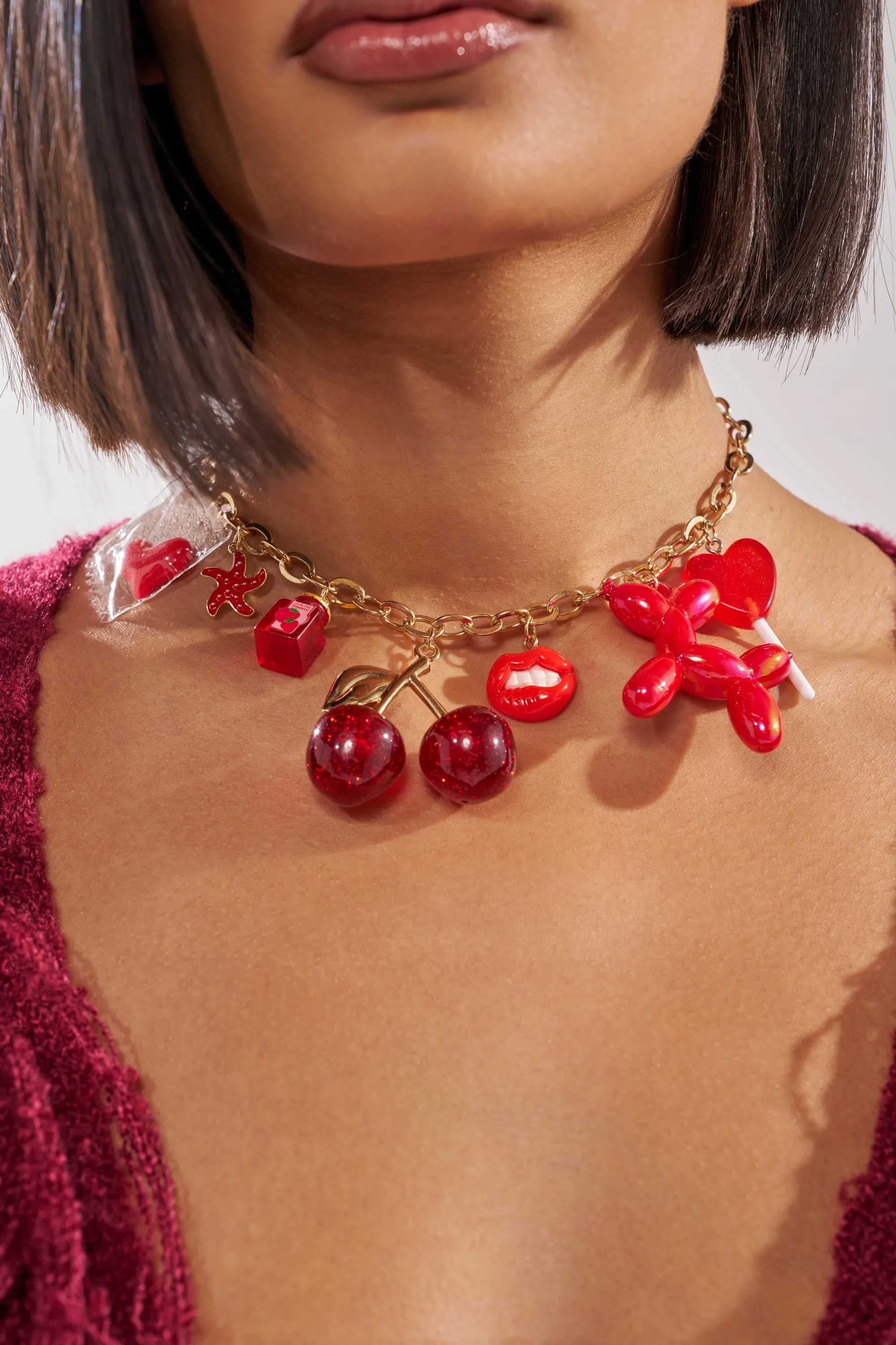 HAVE SOME FUN NECKLACE sold by AKIRA product image thumbnail 2