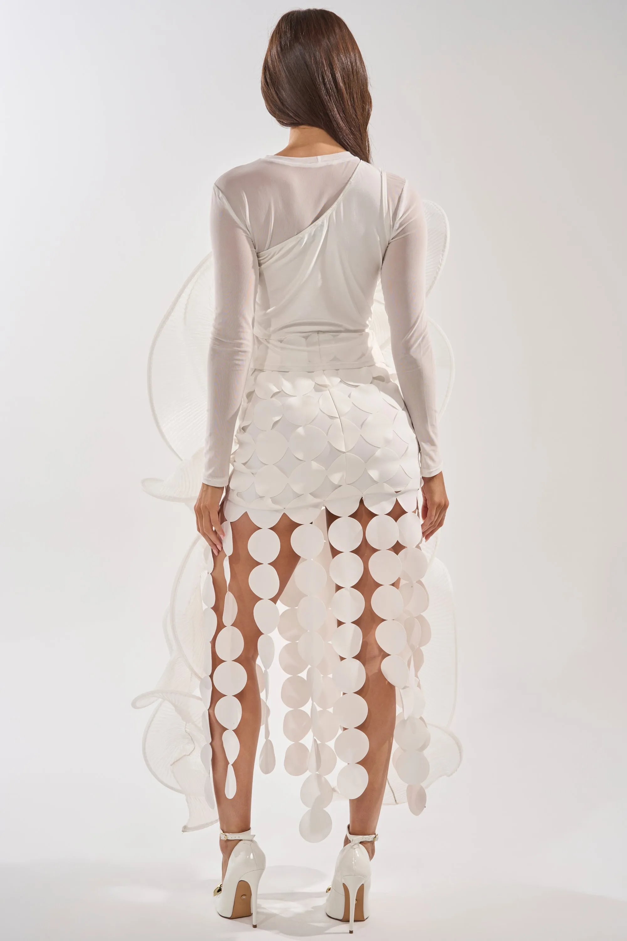 DRAMA RUFFLE BLOUSE sold by AKIRA product image thumbnail 5