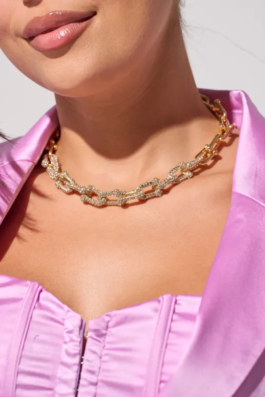 LUXE LIVING GOLD NECKLACE made by AKIRA